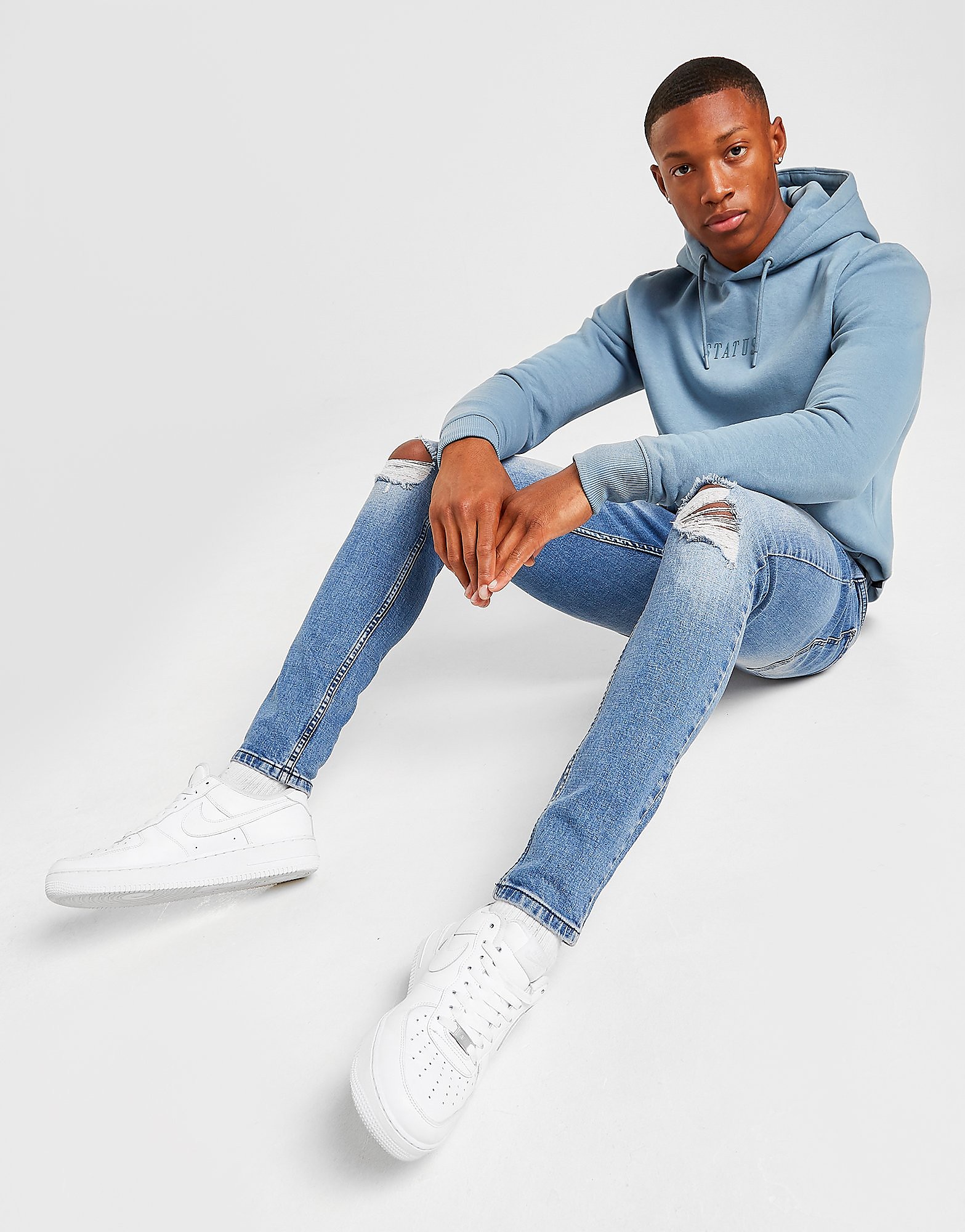 

Status Echo Jeans - Blue - Mens, Blue