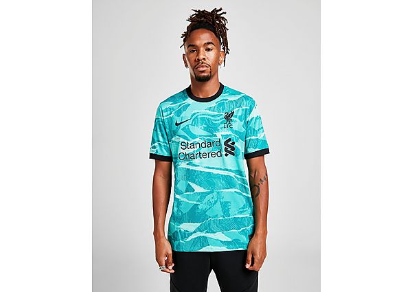 Nike Maillot de football Liverpool FC 2020/21 Stadium Extérieur pour Homme - Hyper Turquoise/Black,