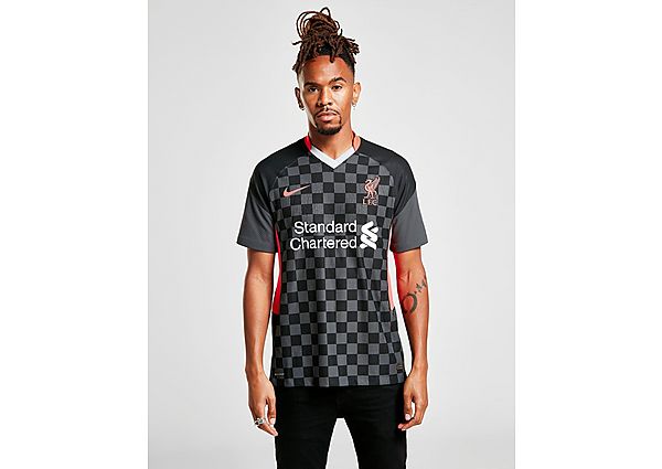 Nike Maillot Third Liverpool FC 2020/21 Third Vapor Homme - Anthracite/Black/Laser Crimson, Anthraci