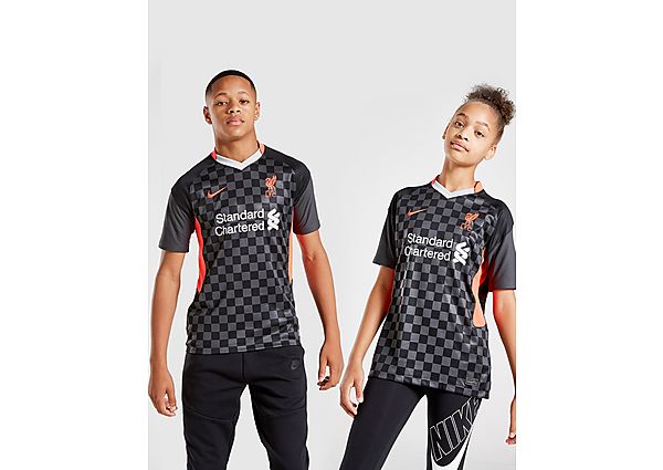 Nike Maillot Liverpool FC 2020/21 Junior - Anthracite/Black/Laser Crimson, Anthracite/Black/Laser Cr
