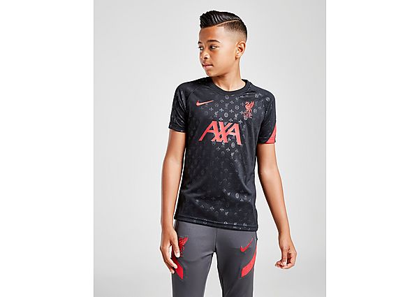 Nike Maillot d'Avant-match Manches courtes Junior - Black/Gym Red/Gym Red, Black/Gym Red/Gym Red