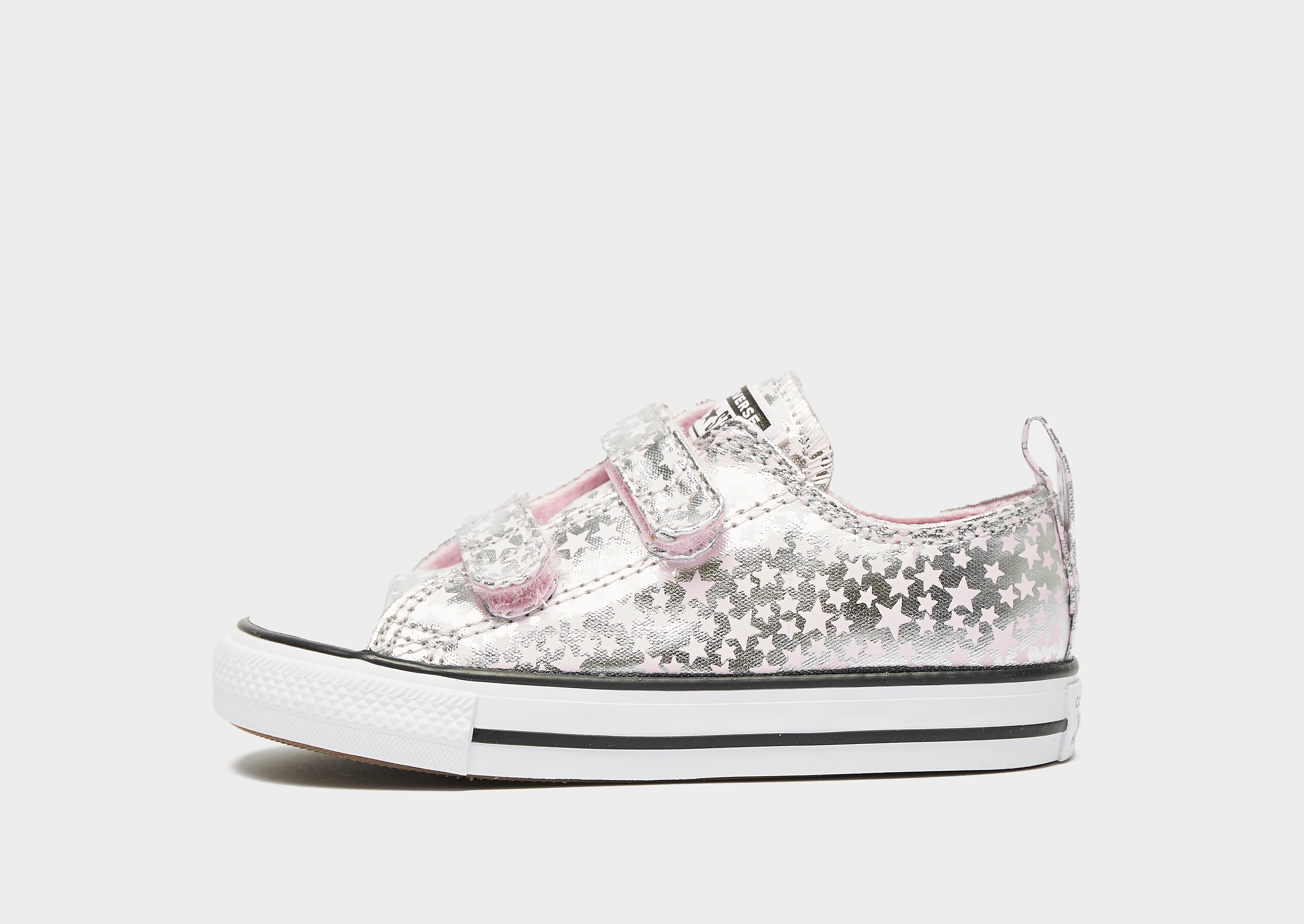 

Converse All Star Ox Infant - Silver/Pink - Kids, Silver/Pink