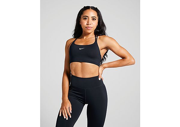 Nike Brassière de sport non rembourrée à maintien léger Nike Indy pour Femme - Black/White, Black/Wh
