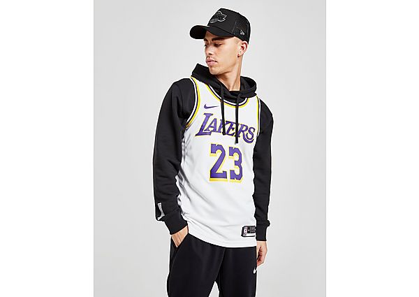 Nike Maillot Nike NBA Swingman LeBron James Lakers Association Edition 2020 - White, White