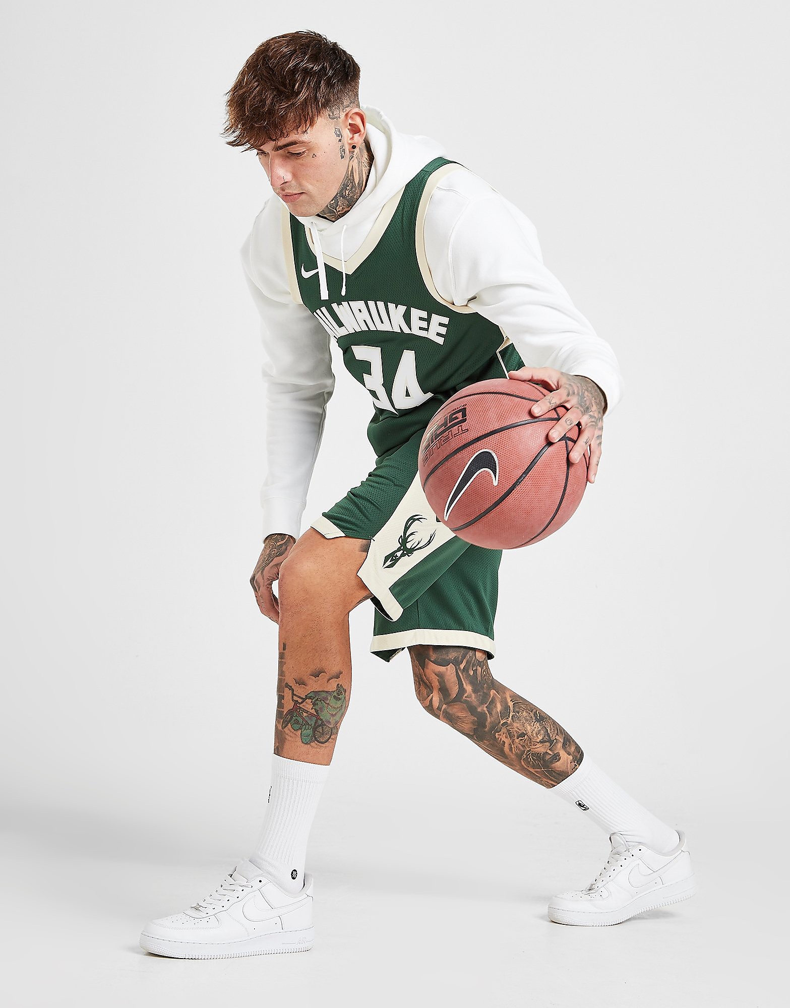 

Nike NBA Milwaukee Bucks Swingman Shorts - Fir/Flat Opal/Opal/White - Mens, Fir/Flat Opal/Opal/White