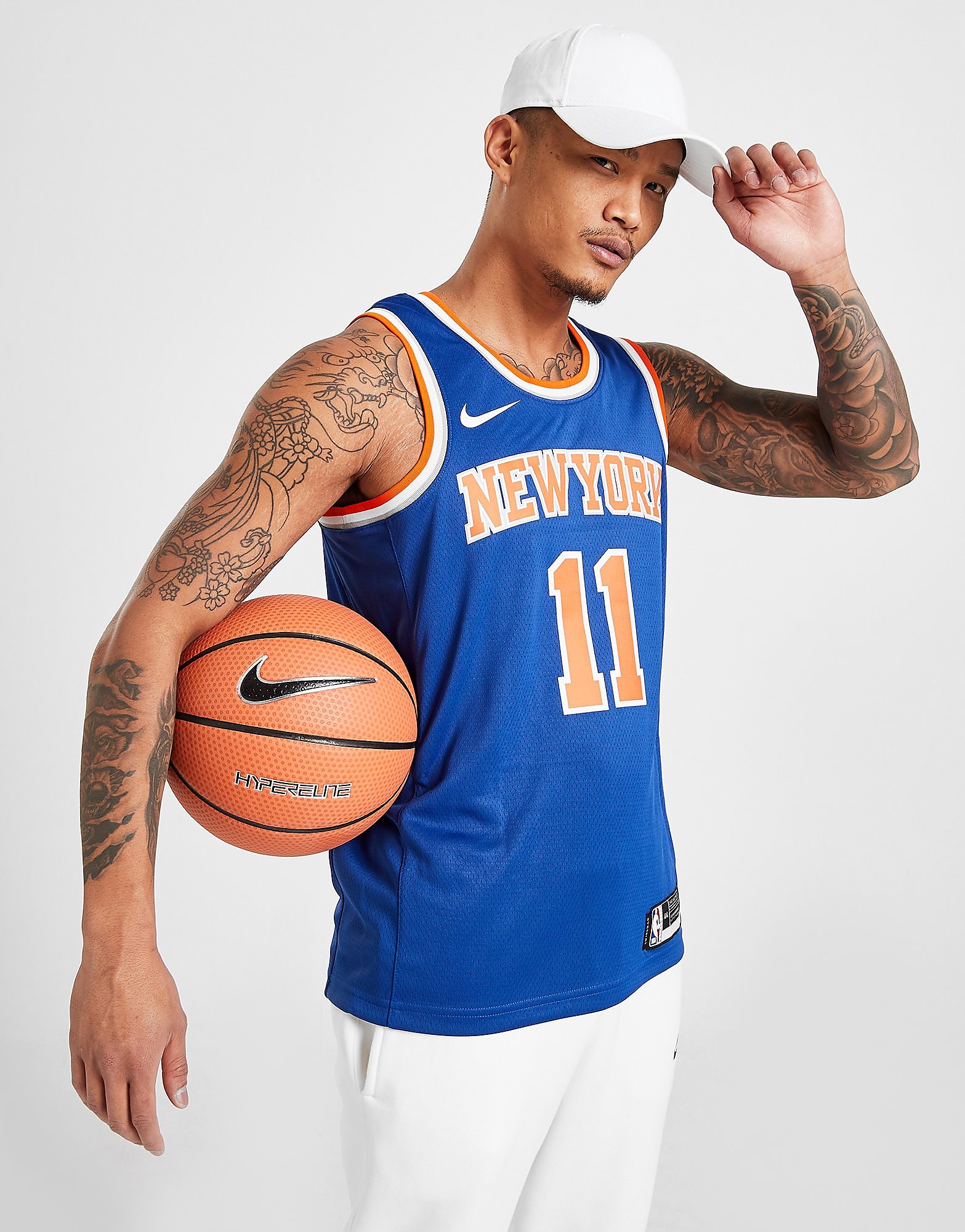 

Nike NBA New York Knicks Ntilikina #11 Swingman Jersey - Rush Blue - Mens, Rush Blue