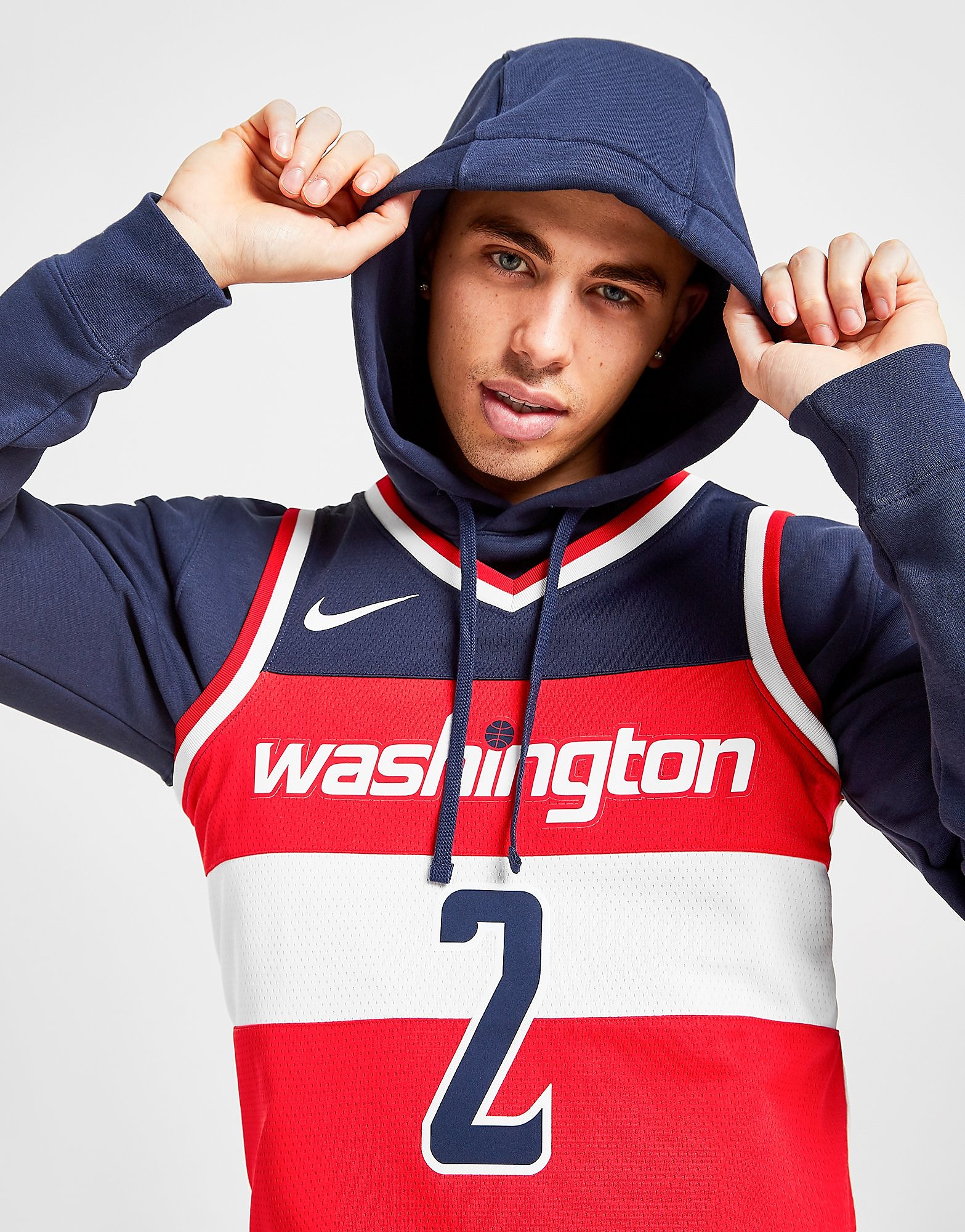 

Nike NBA Washington Wizards Wall #2 Swingman Jersey - University Red/College Navy/White - Mens, University Red/College Navy/White
