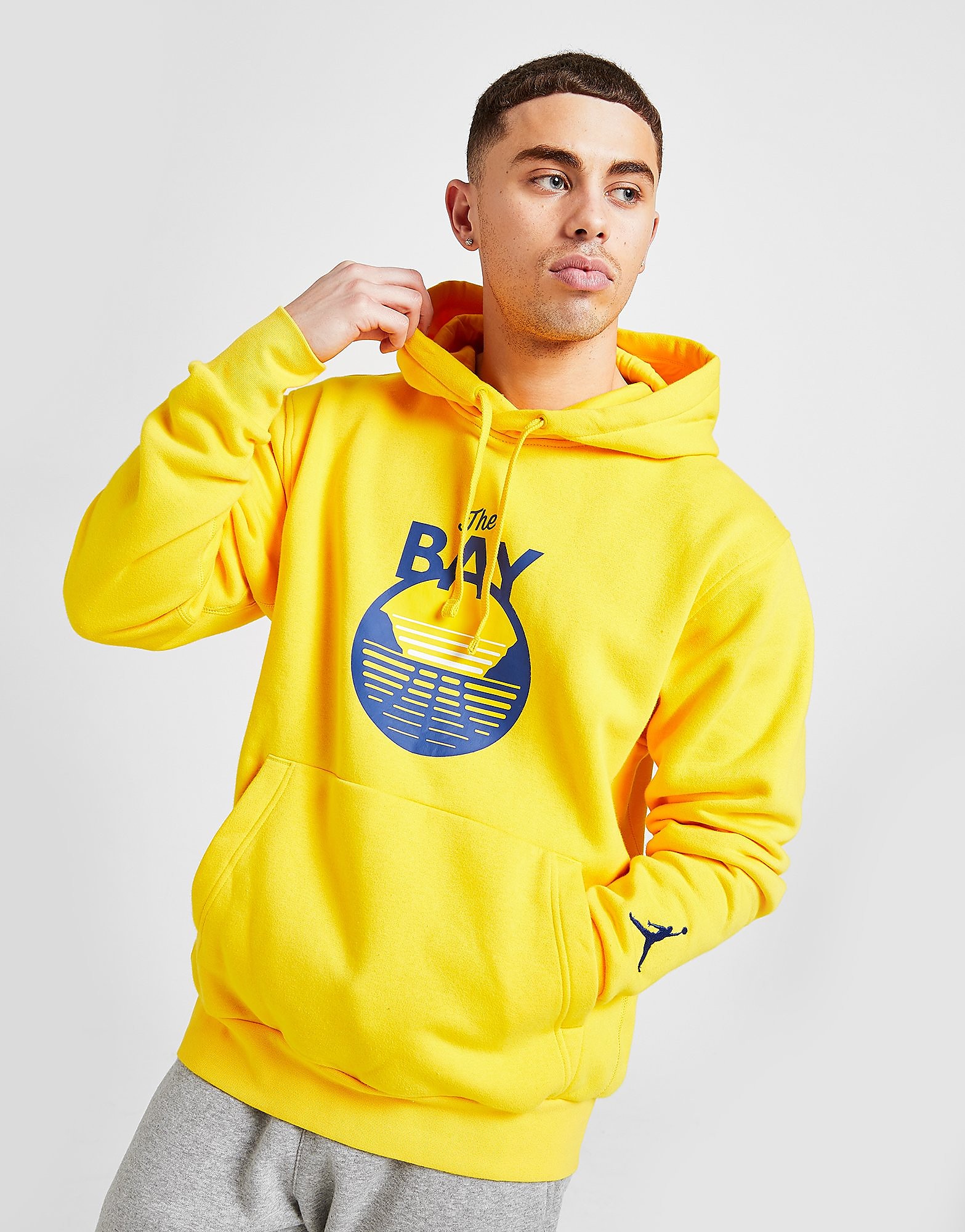 

Jordan NBA Golden State Warriors Pullover Hoodie - Amarillo/Rush Blue - Mens, Amarillo/Rush Blue