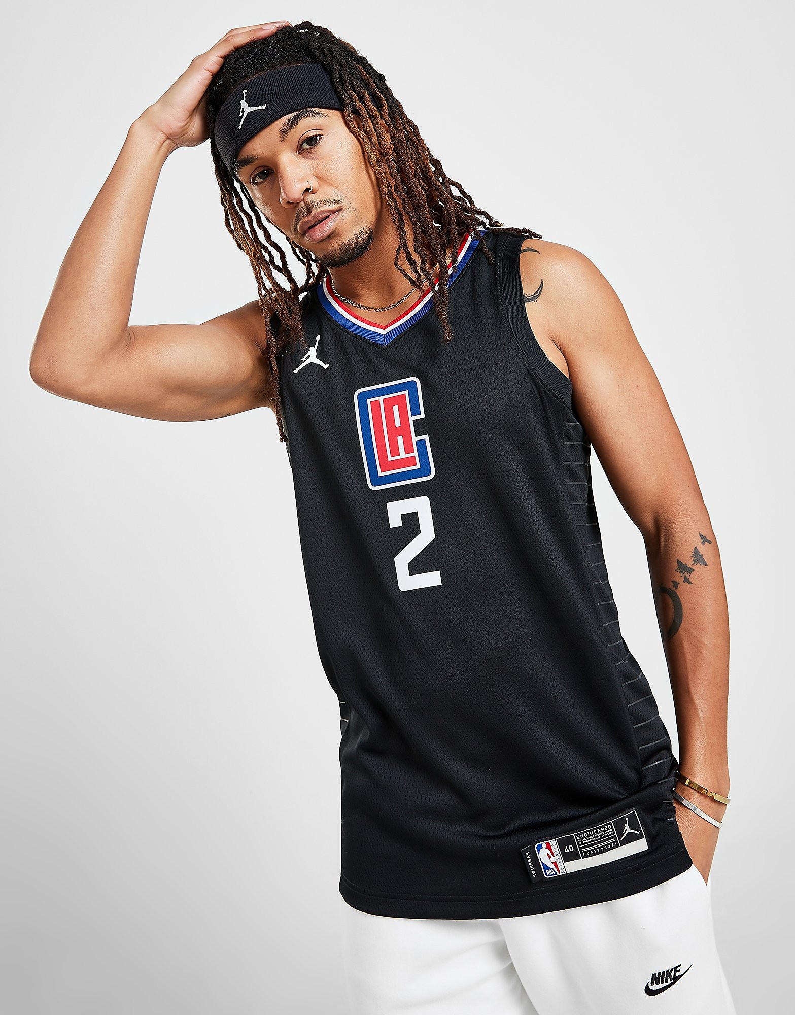 

Nike NBA Los Angeles Clippers Leonard #2 SM Jersey - Black/University Red/Rush Blue - Mens, Black/University Red/Rush Blue