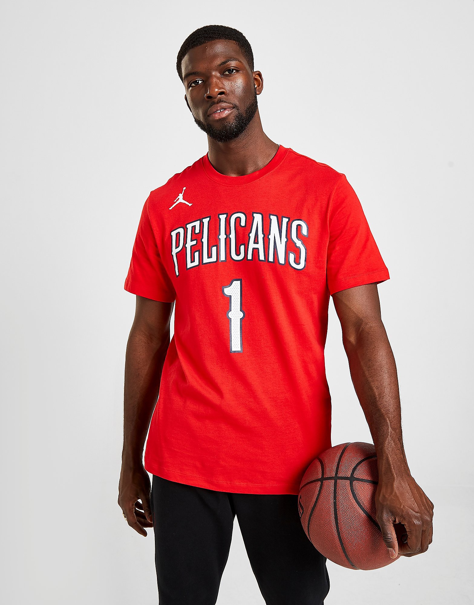 

Nike NBA New Orleans Pelicans #1 Williamson T-Shirt - University Red - Mens, University Red