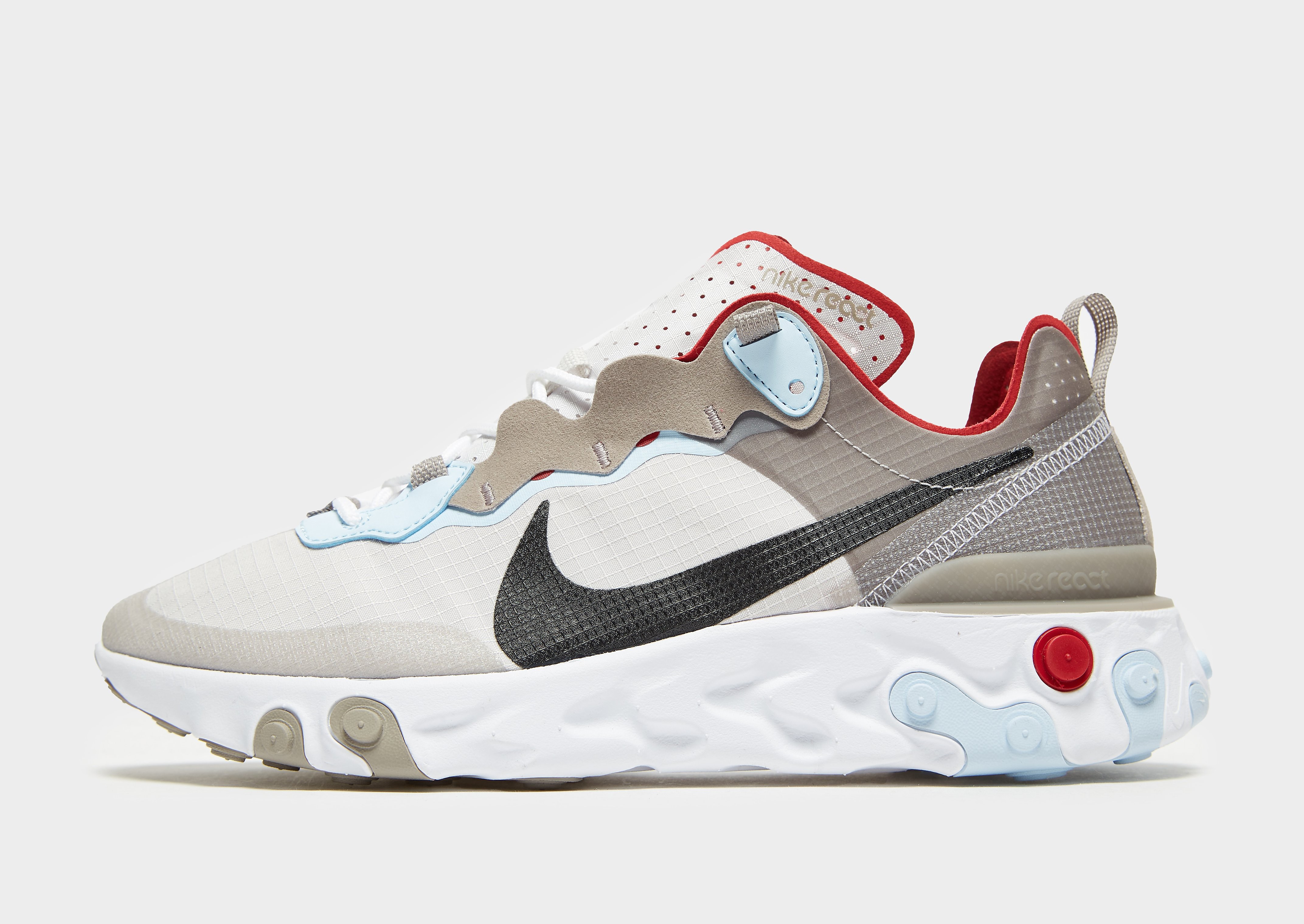 

Nike React Element 55 - Grey/Black - Mens, Grey/Black