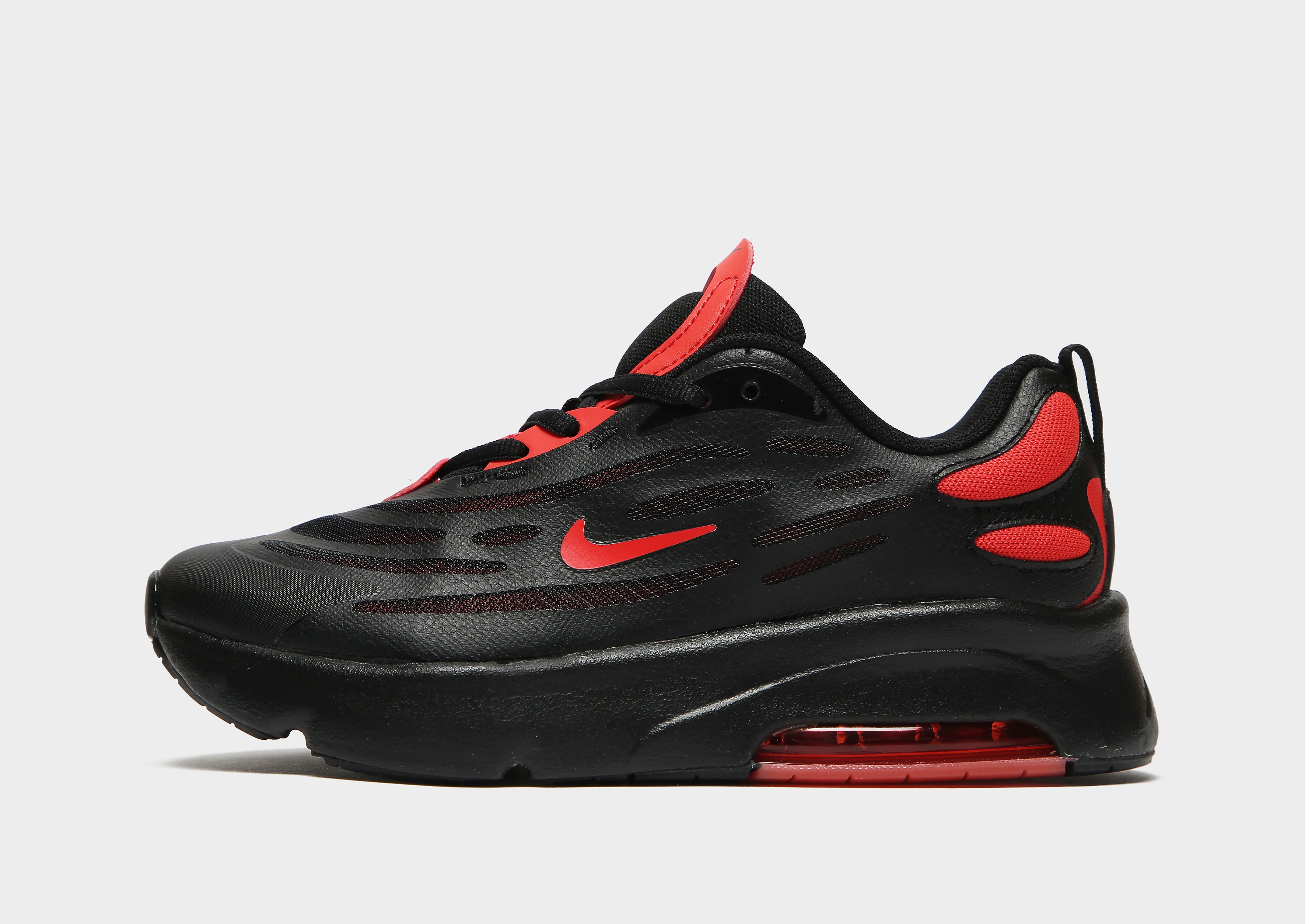 

Nike Air Max Exosense Children - Black/Black/Chile Red - Kids, Black/Black/Chile Red