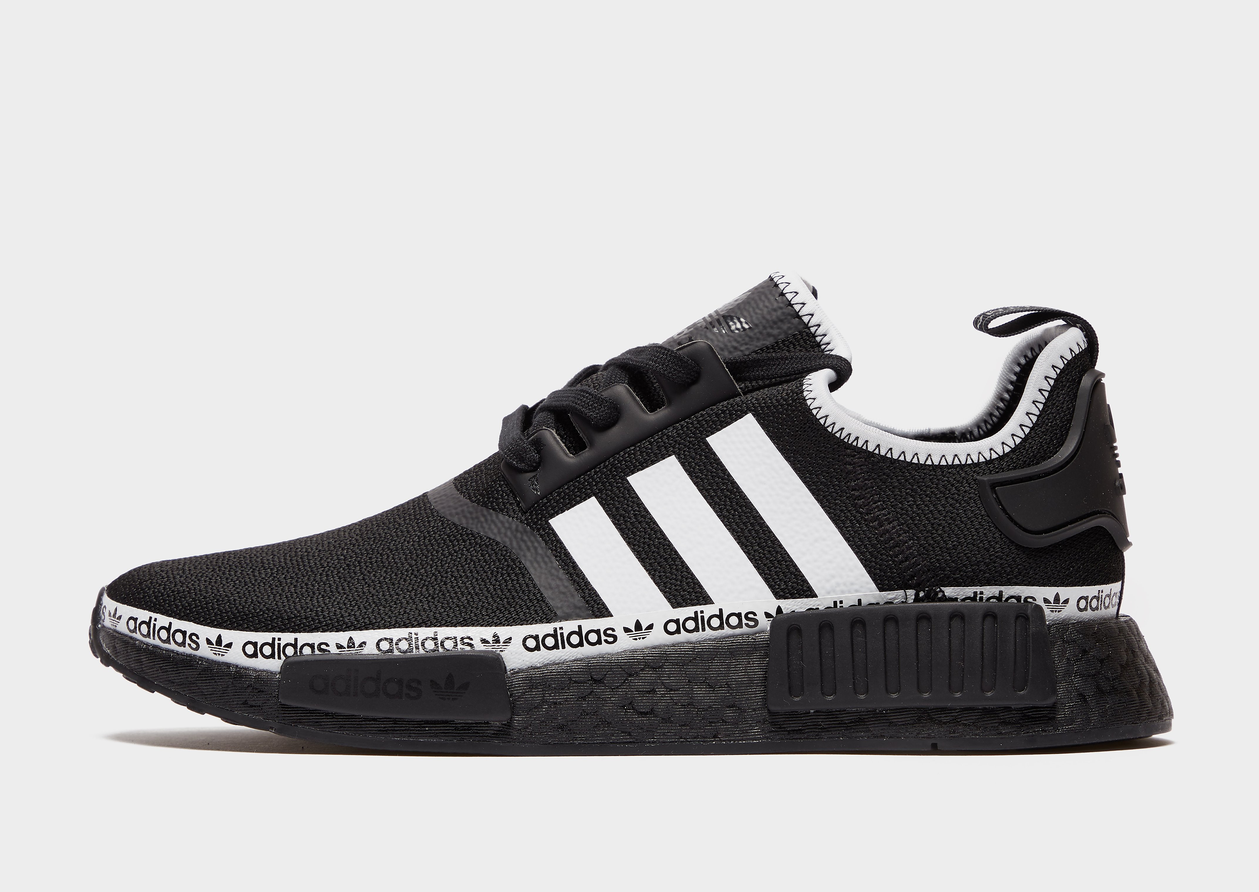 

adidas Originals NMD_R1 - Core Black / Cloud White / Cloud White - Womens, Core Black / Cloud White / Cloud White