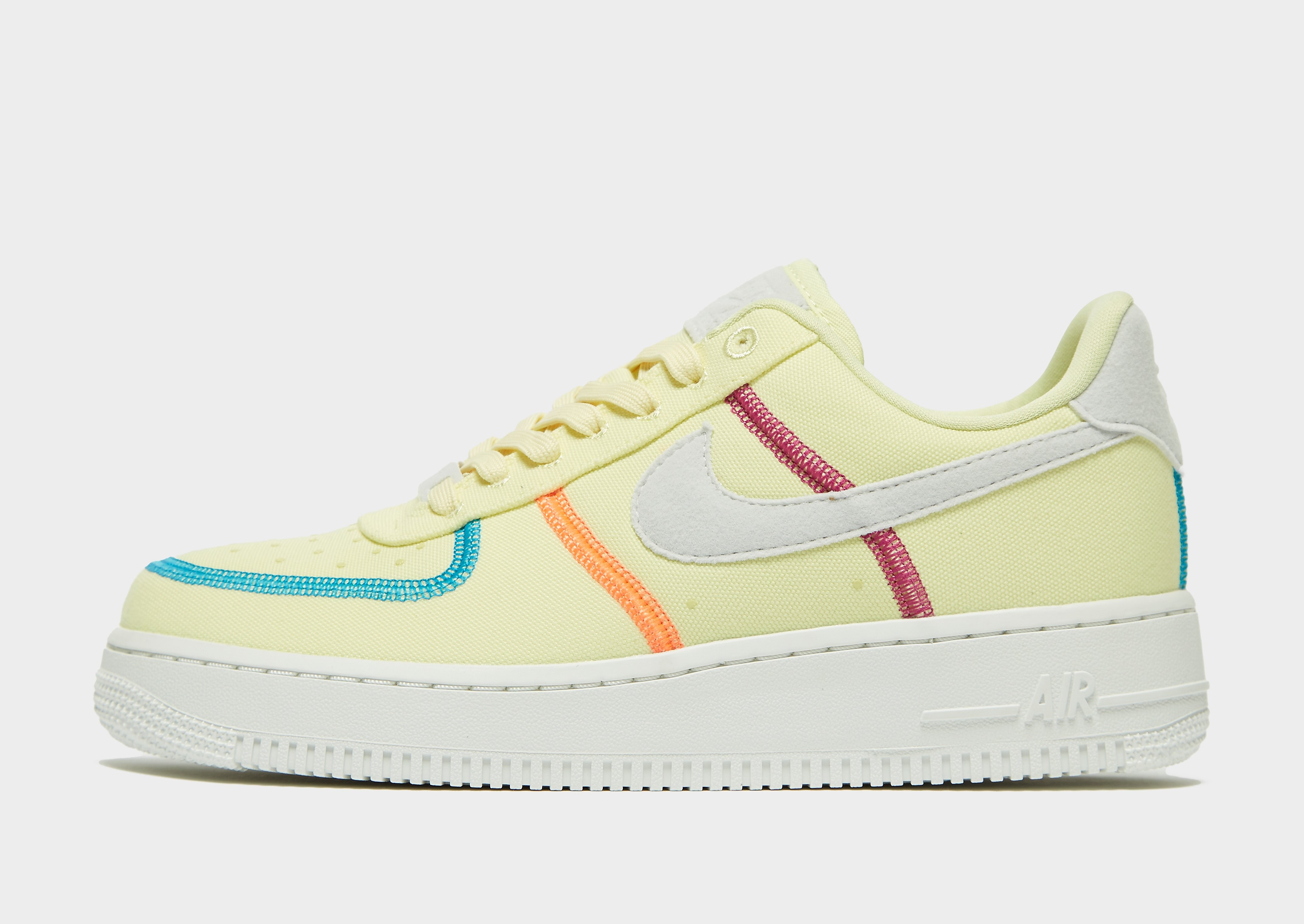 Nike Air Force 1 '07 LX Women's - Life Lime/Laser Blue/Hyper Orange/Photon Dust/White, Life Lime/Laser Blue/Hyper Orange/Photon Dust/White