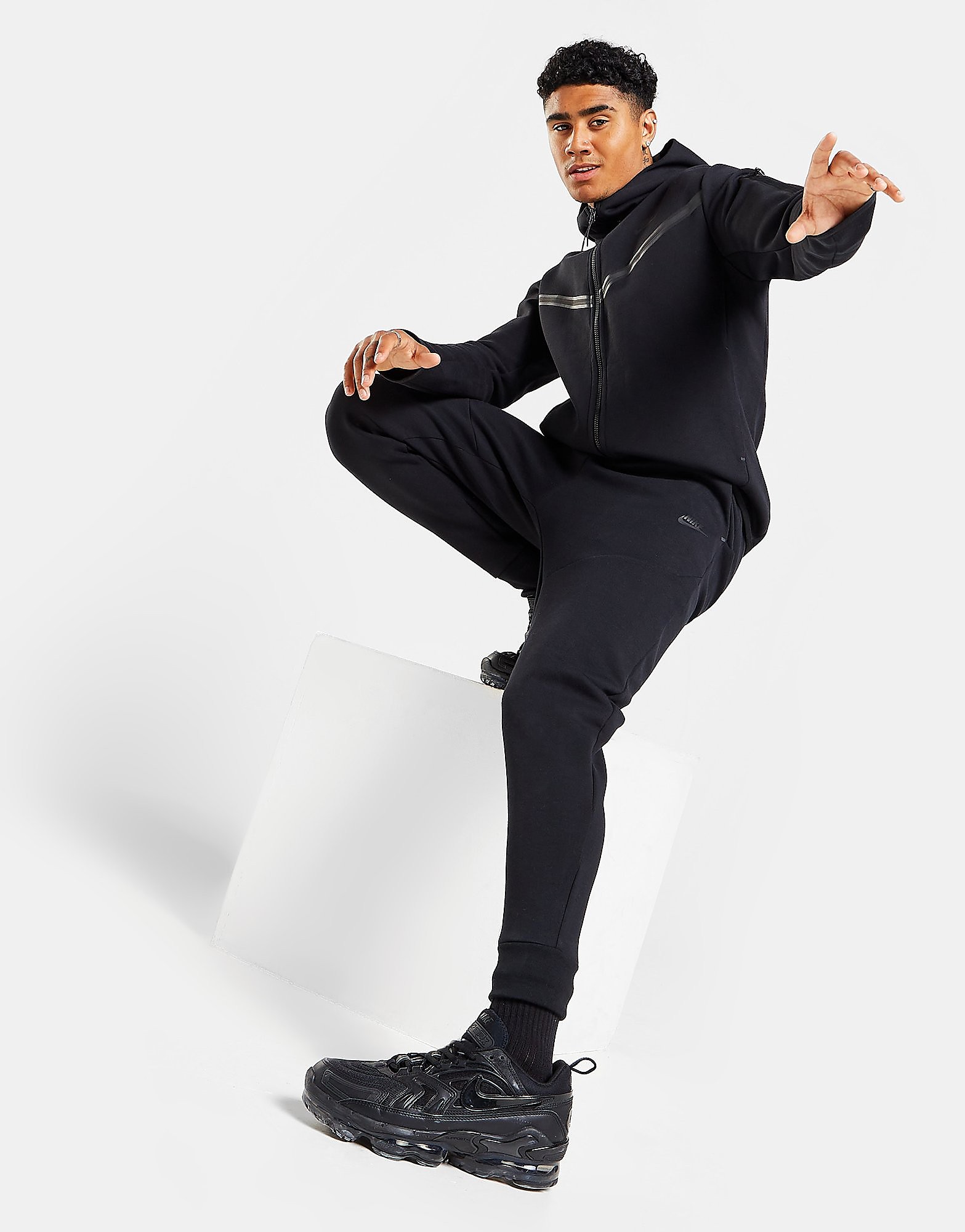 

Nike Tech Fleece Joggers - Black/Black - Mens, Black/Black