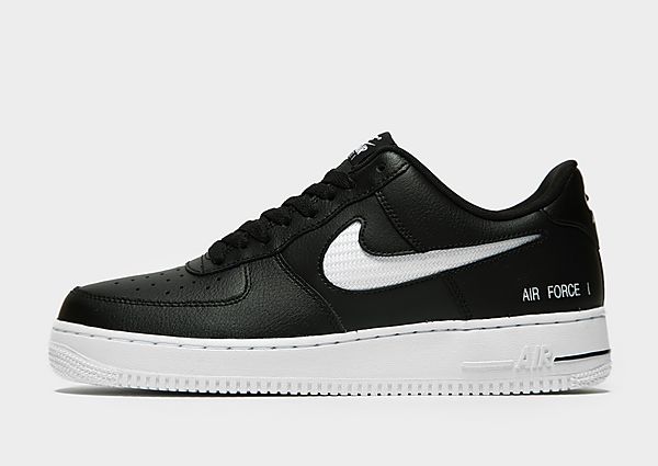 Nike Baskets Air Force 1 Low Mesh Homme - Black/White, Black/White