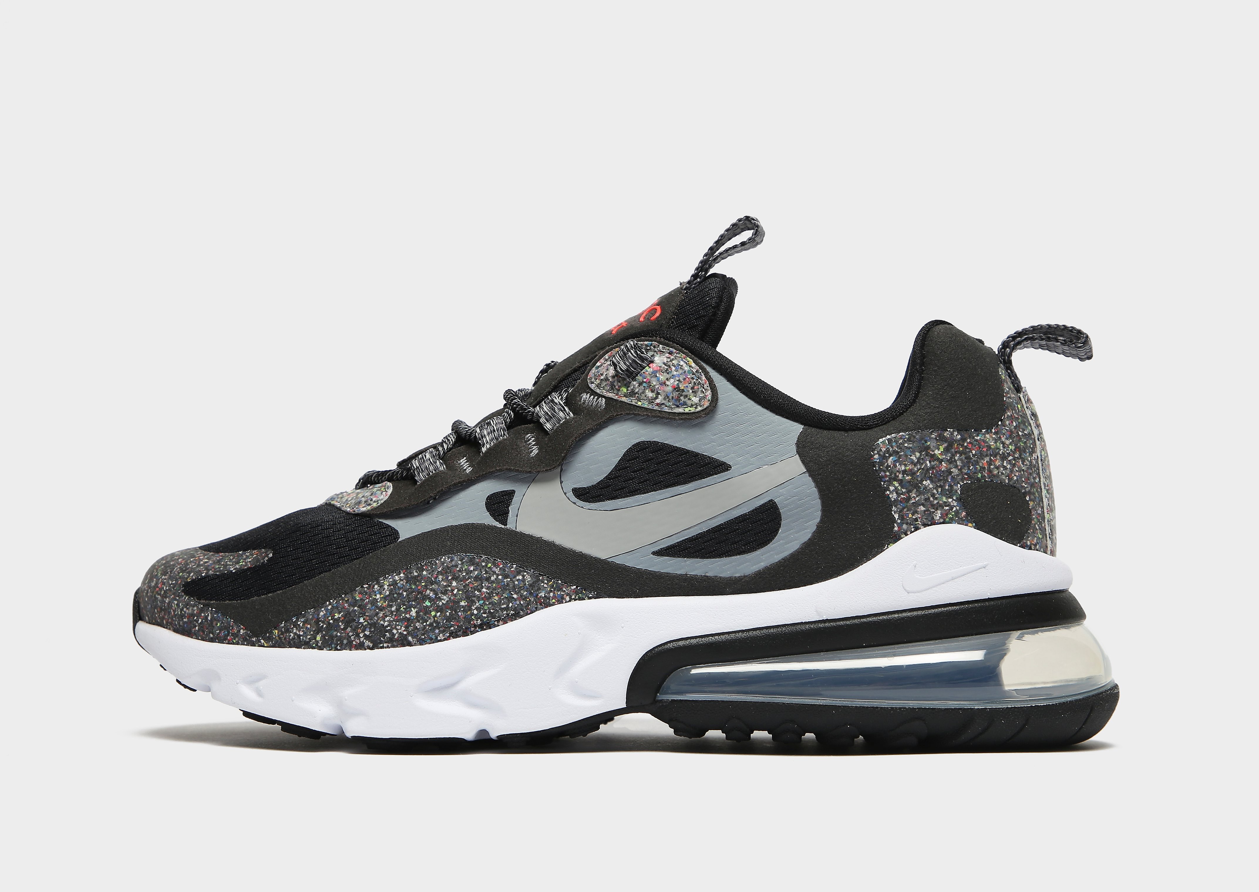 

Nike Air Max 270 React Junior - Black/Smoke/White/Light Smoke Grey - Kids, Black/Smoke/White/Light Smoke Grey