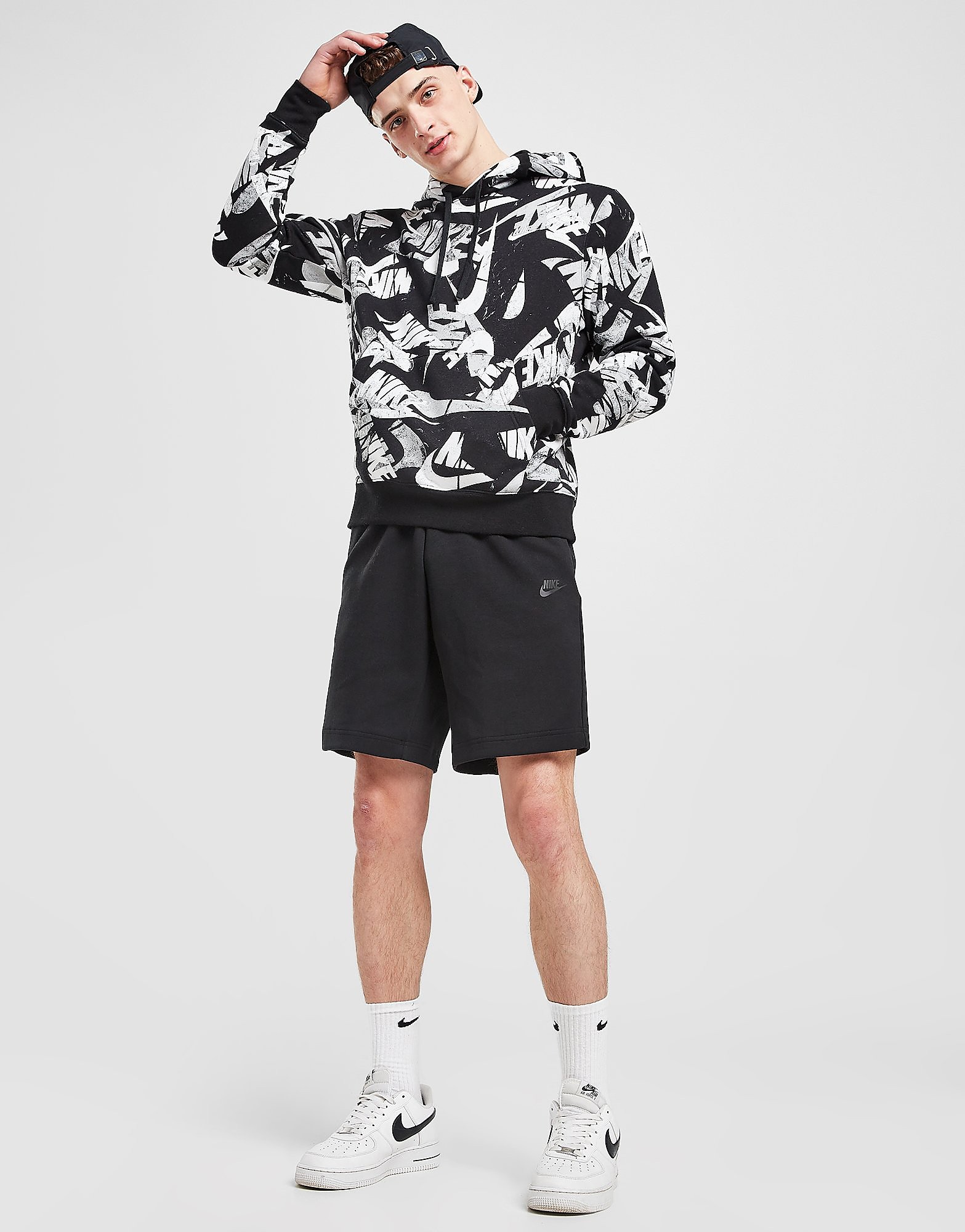 

Nike Tech Fleece Shorts - Black/Black - Mens, Black/Black