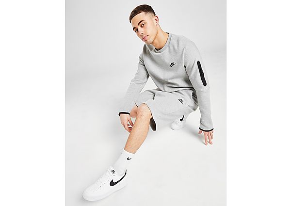 Nike Short Nike Sportswear Tech Fleece pour Homme - Dark Grey Heather/Black, Dark Grey Heather/Black