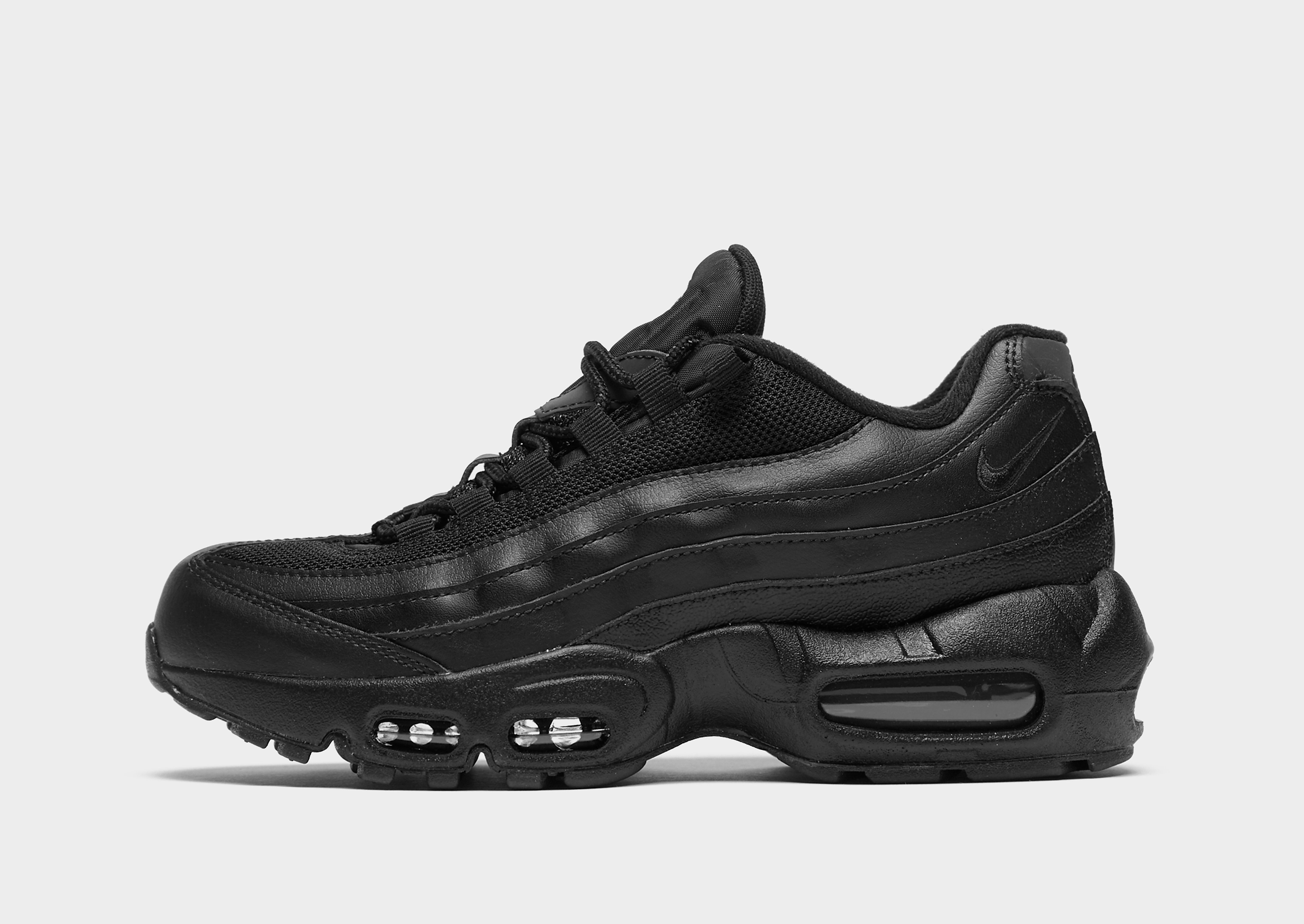

Nike Air Max 95 Junior - Black/Black/White/Black - Kids, Black/Black/White/Black