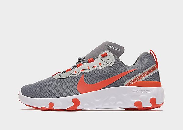Nike Baskets Renew Element 55 Junior - Smoke Grey/Grey Fog/Light Smoke Grey/Team Orange, Smoke Grey/