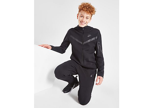 Nike Sweat à capuche Tech Fleece Junior - Black/Black, Black/Black