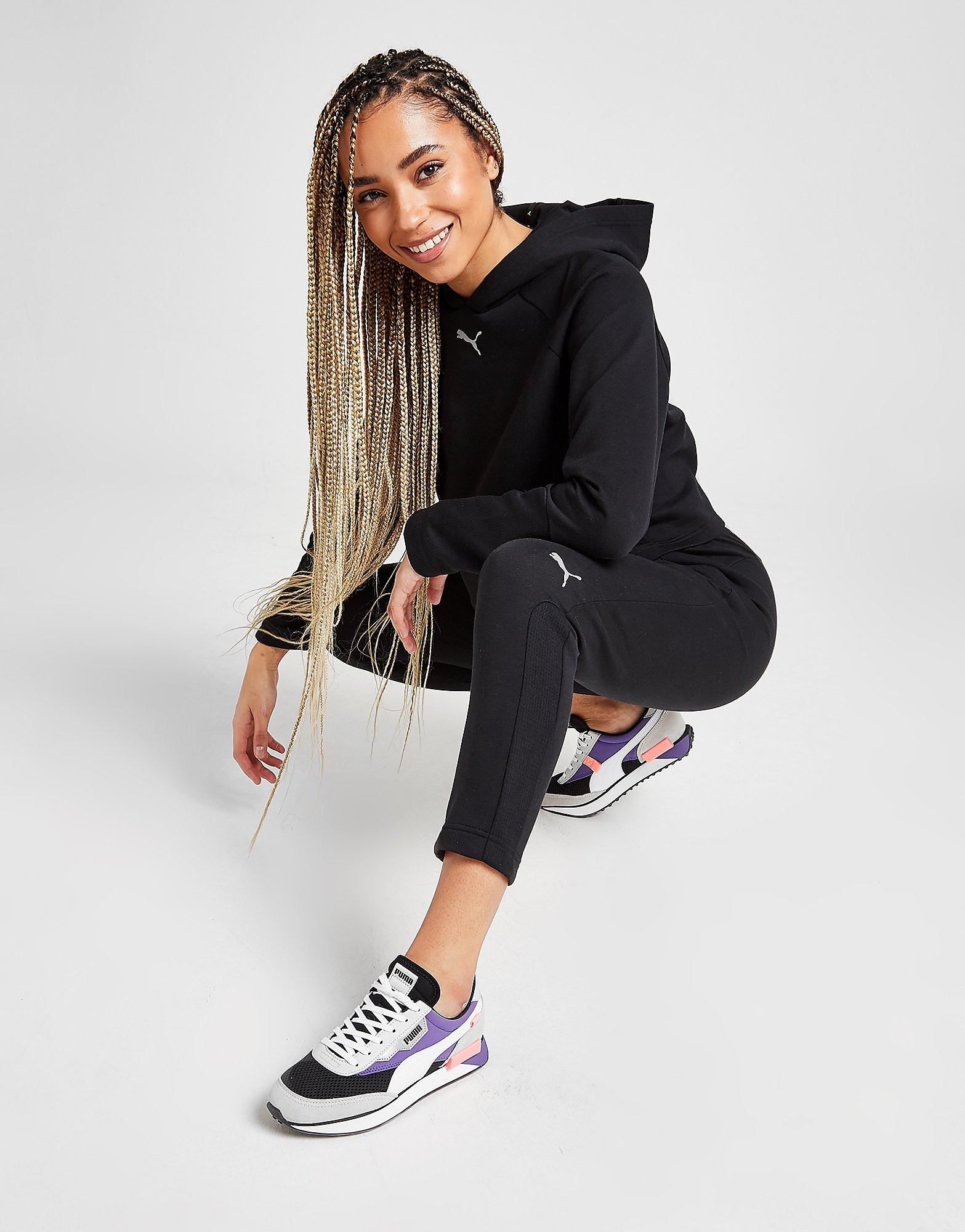 

Puma evoStripe Track Pants - Black - Womens, Black