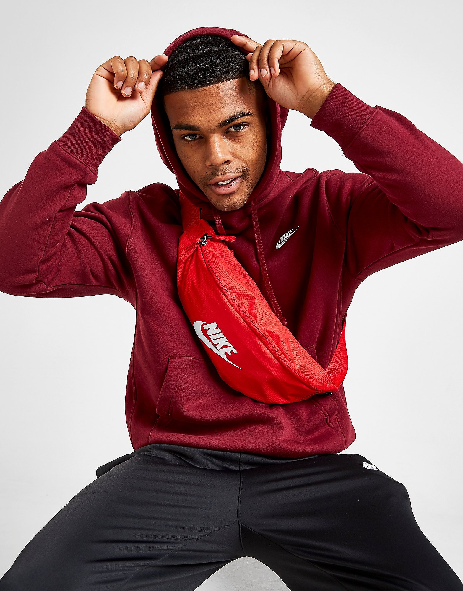 

Nike Heritage Hip Bag - Only at JD - Red - Womens, Red