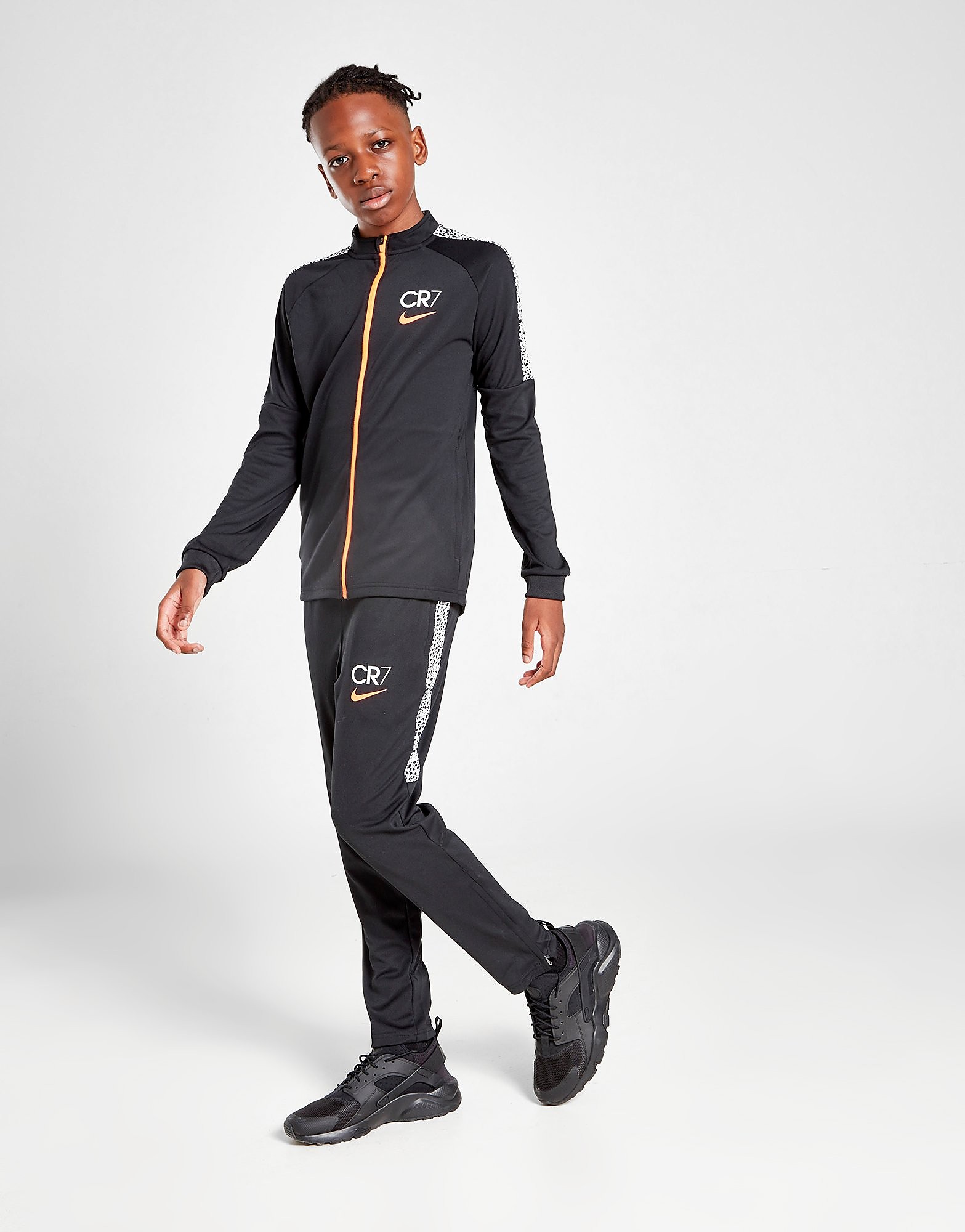 

Nike CR7 Tracksuit Junior - Black/White - Kids, Black/White