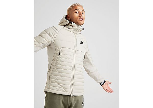 Nike Veste Sportswear Hybrid Homme - Stone/Black, Stone/Black