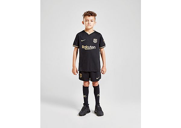 Nike Kit Extérieur FC Barcelone 2020/21 Enfant - Black/Metallic Gold, Black/Metallic Gold