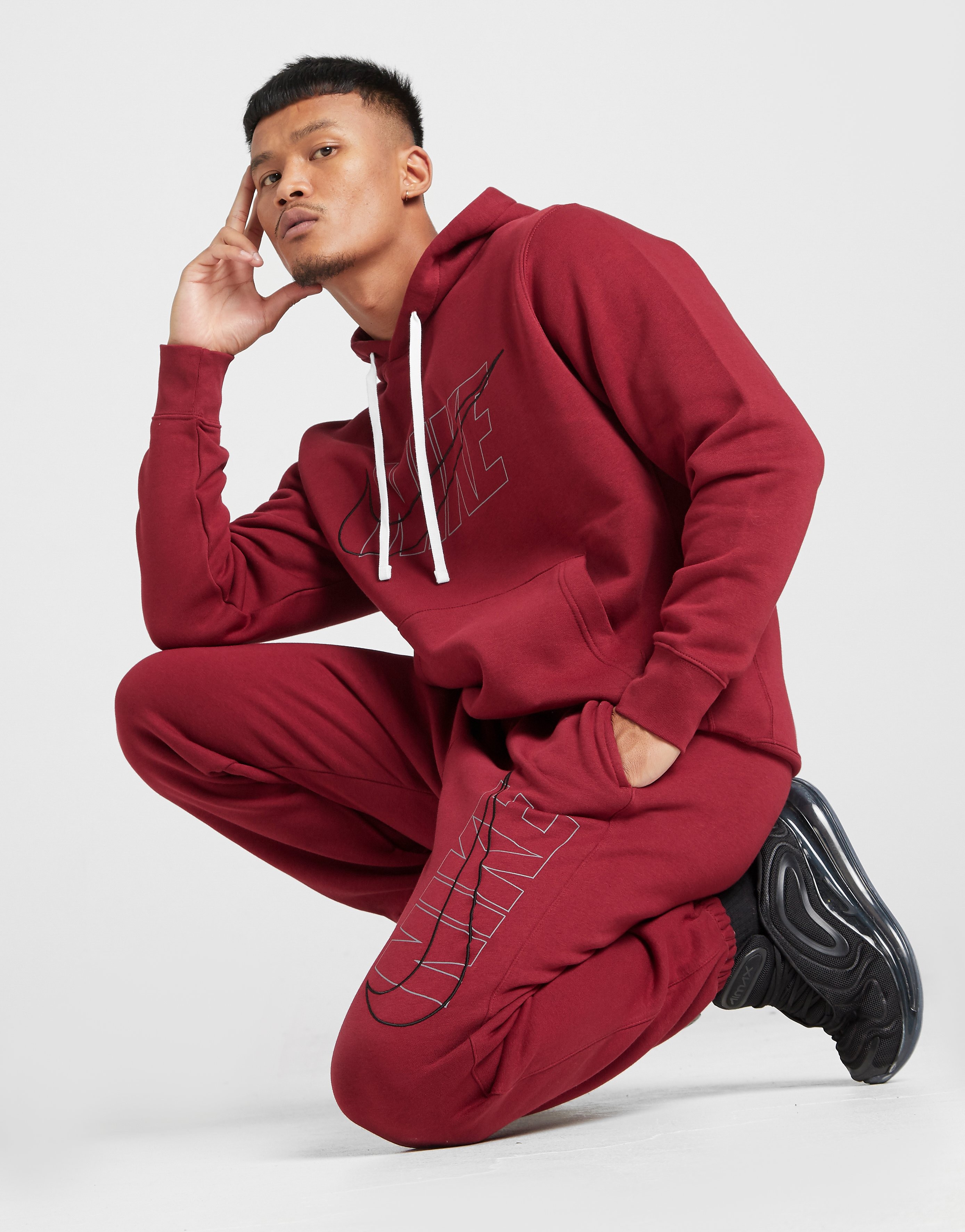 

Nike Club Tracksuit - Only at JD - Red - Mens, Red
