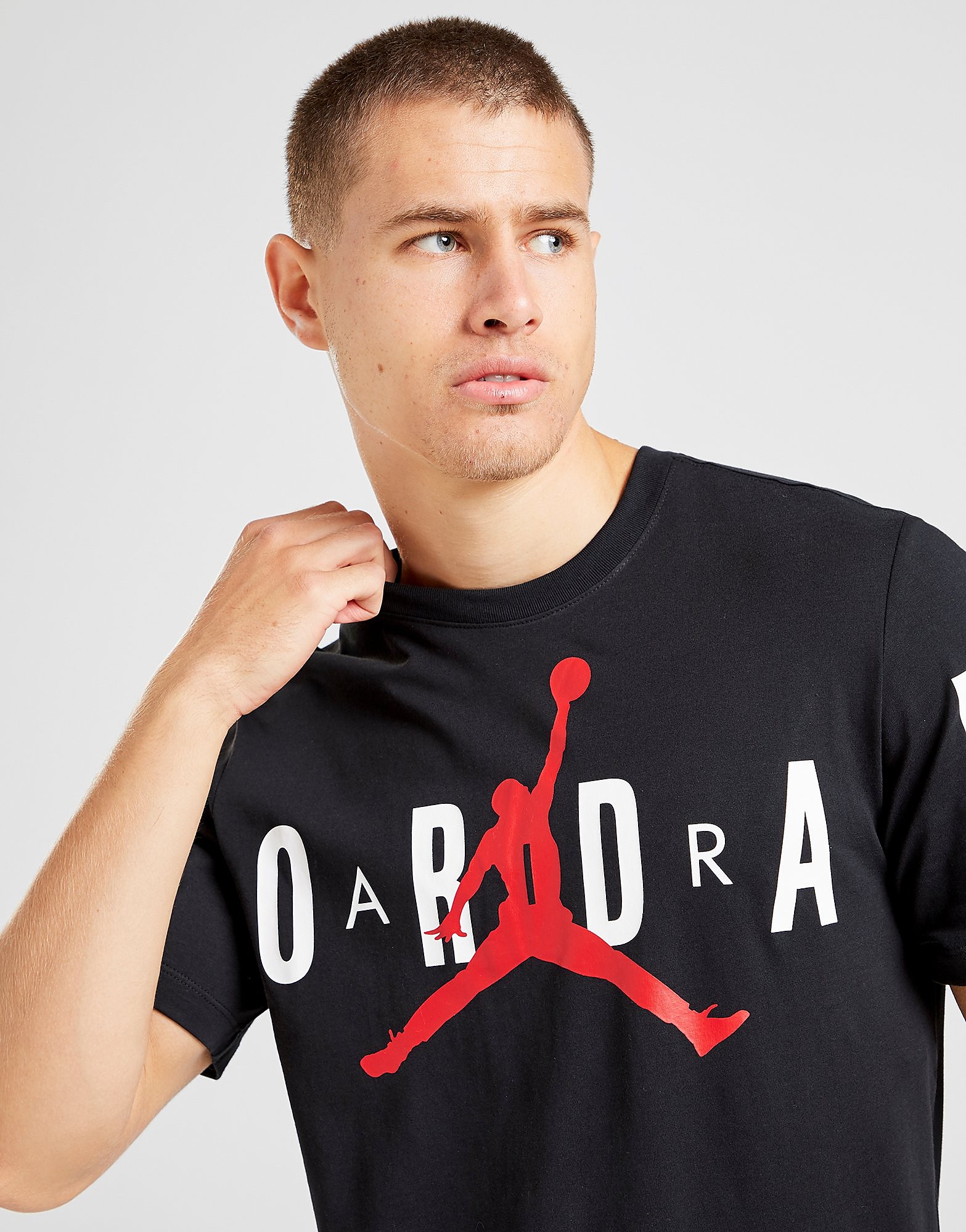 

Jordan Jumpman Air T-Shirt - Black/White/Gym Red/White - Mens, Black/White/Gym Red/White