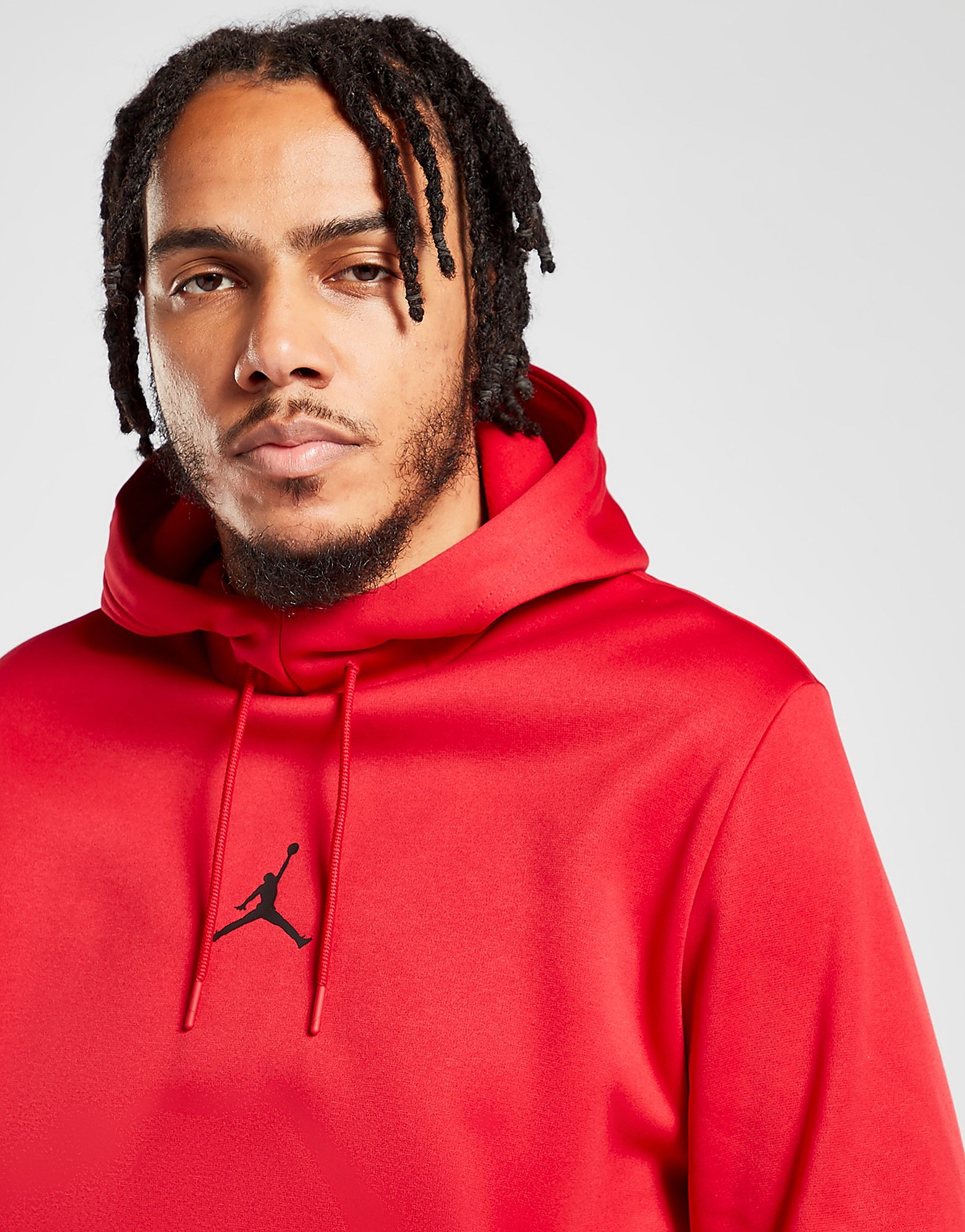 

Jordan Therma Overhead Hoodie - Gym Red/Black/Black - Mens, Gym Red/Black/Black