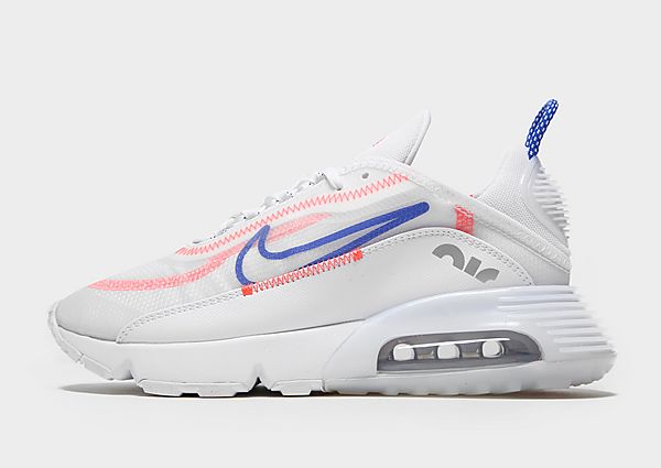Nike Air Max 2090 Femme - White/Flash Crimson/Metallic Silver/Racer Blue, White/Flash Crimson/Metall