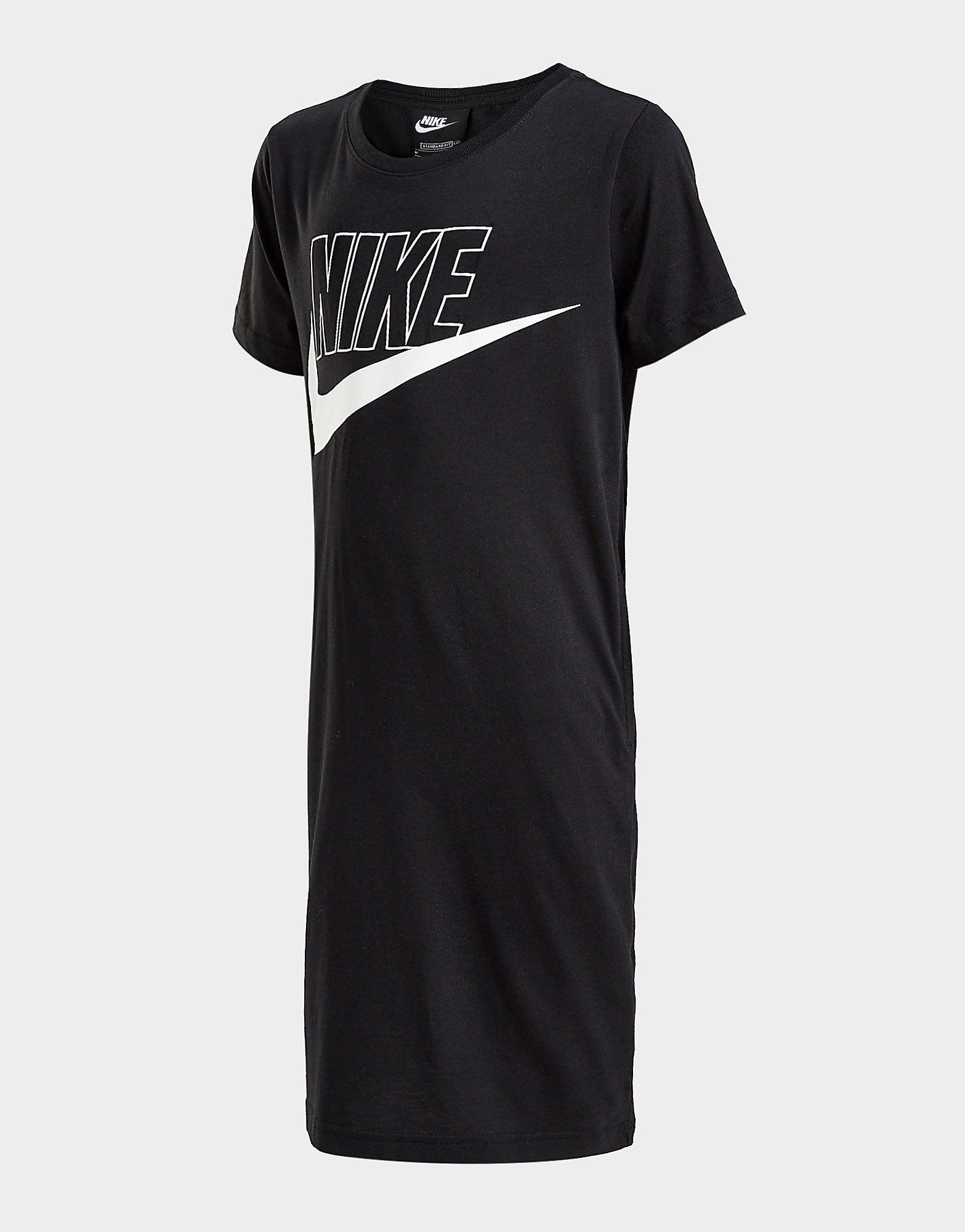 

Nike Girls' Futura T-Shirt Dress Junior - Black/White - Kids, Black/White