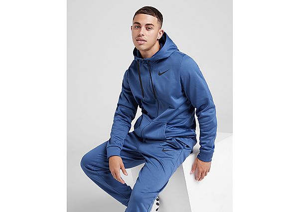 Nike Sweat à capuche Therma Full Zip Homme - Mystic Navy/Black, Mystic Navy/Black