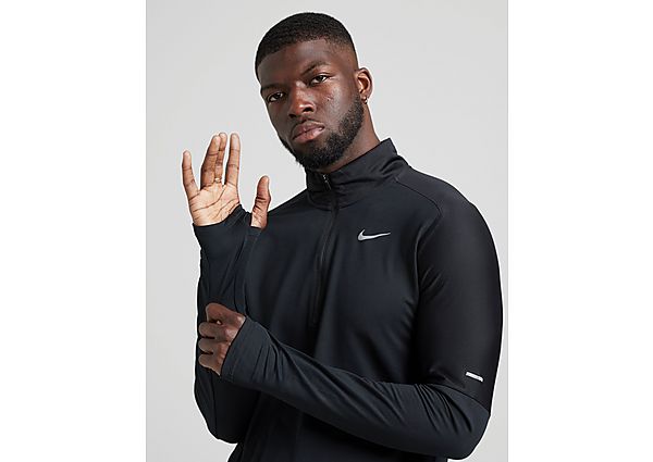 Nike Haut de running à demi-zip Nike Dri-FIT pour Homme - Black, Black