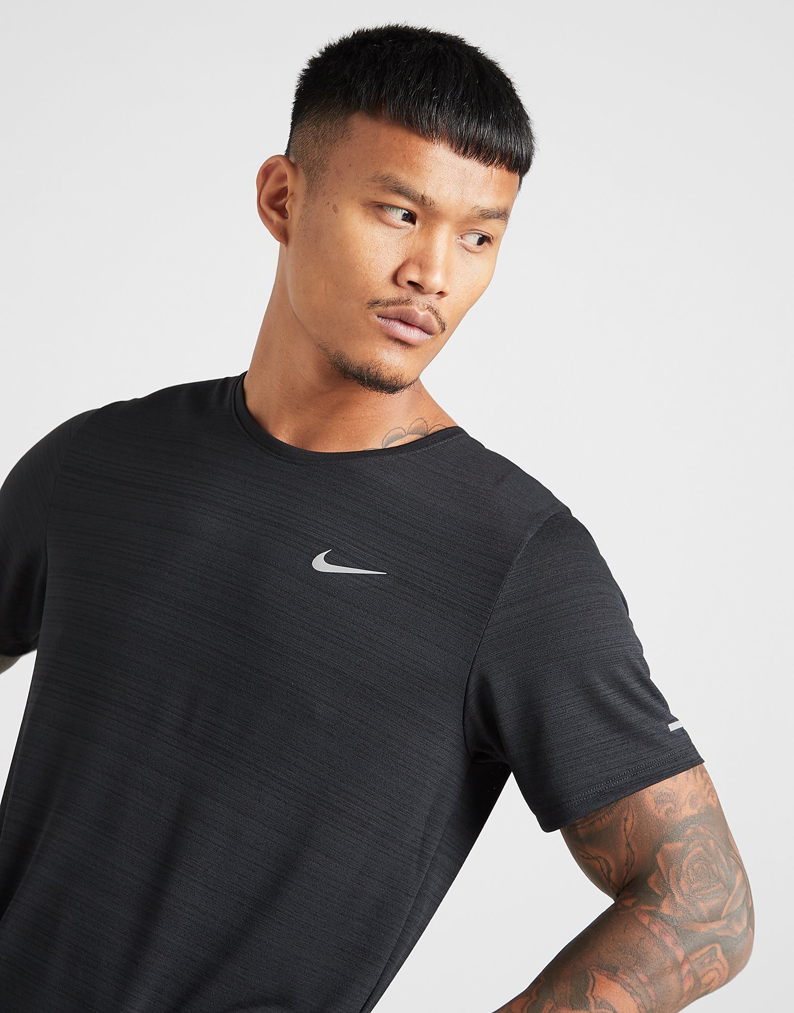 

Nike New Miler T-Shirt - Black - Mens, Black
