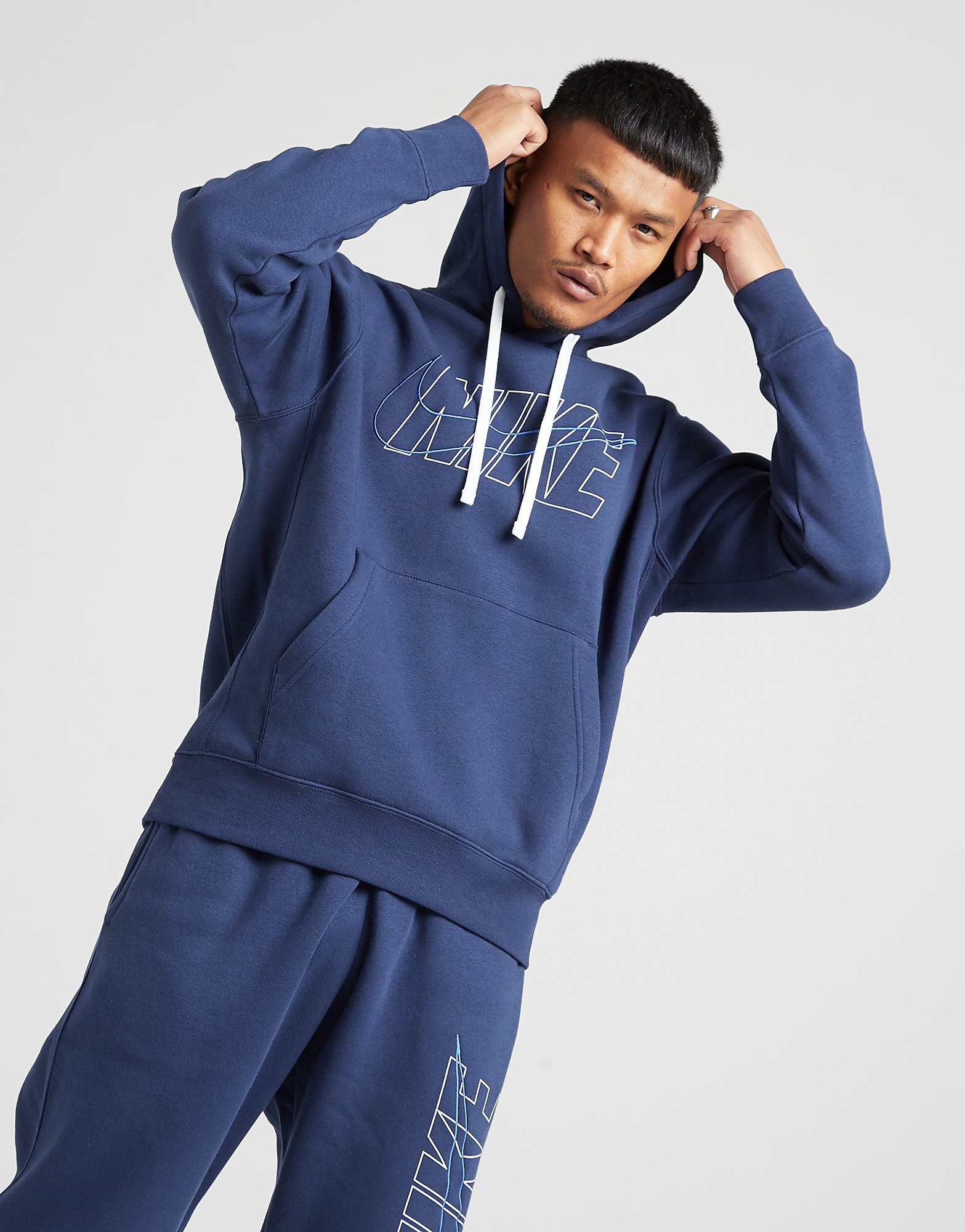 

Nike Club Tracksuit - Navy - Mens, Navy