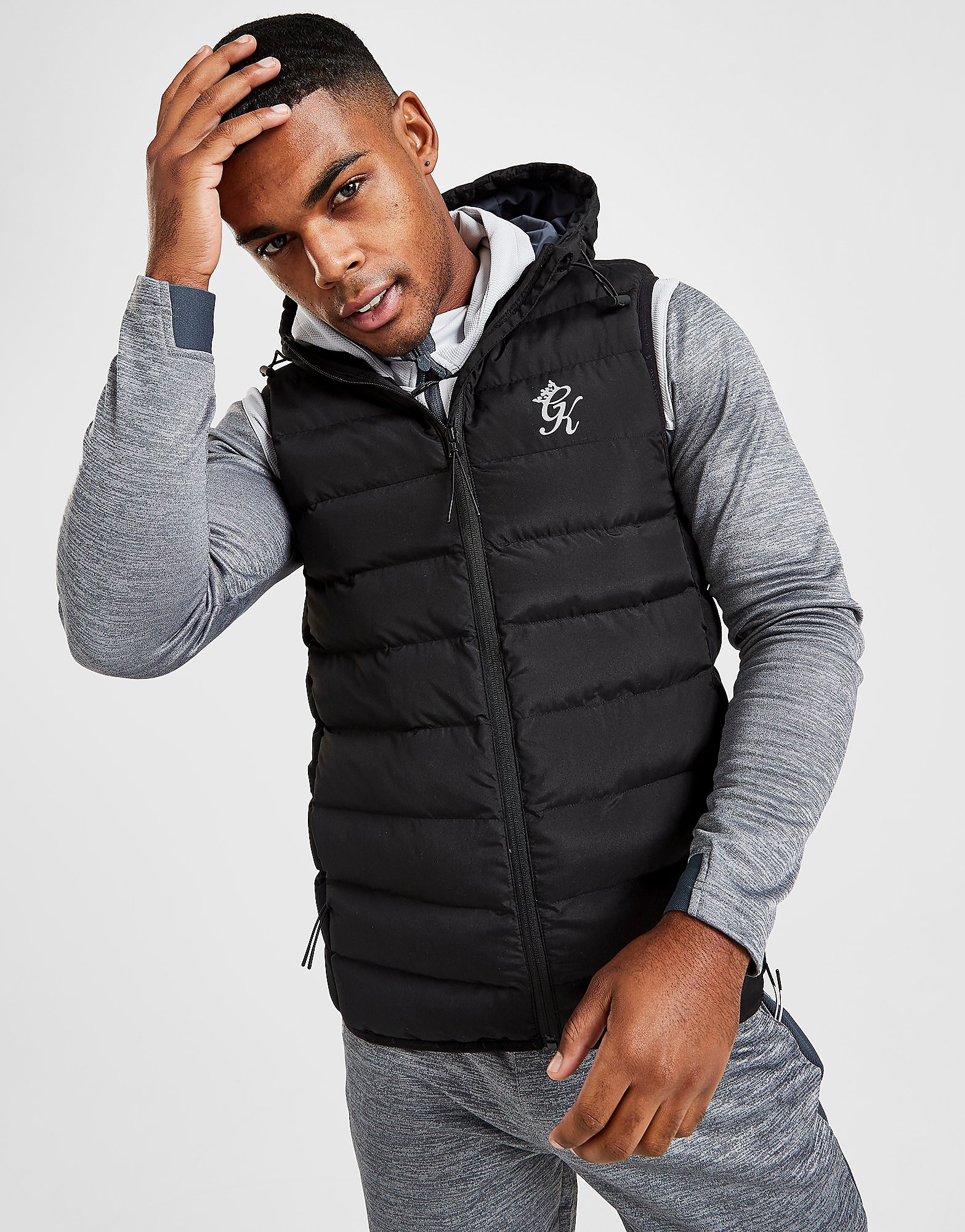 

Gym King Gilet Jacket - Black - Mens, Black