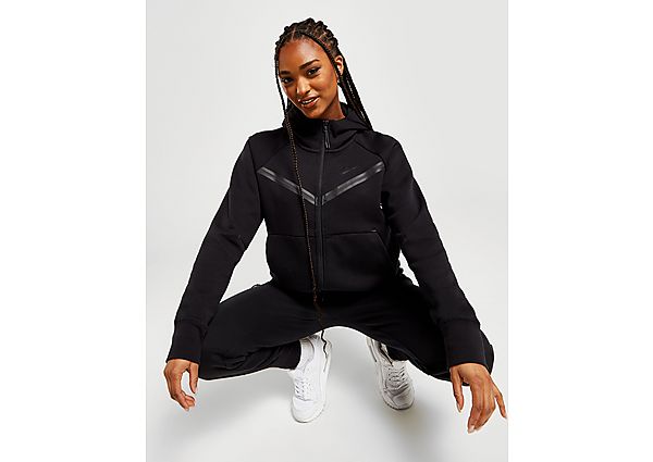 Nike Sweat à capuche Tech Fleece Femme - Black/Black, Black/Black