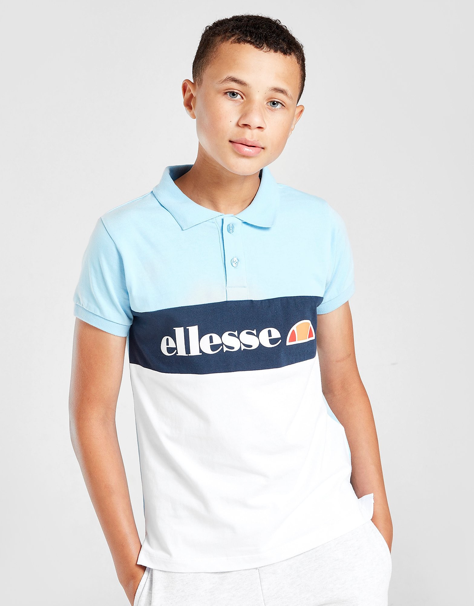 

Ellesse Colour Block Polo Shirt Junior - Only at JD - Blue/White - Kids, Blue/White