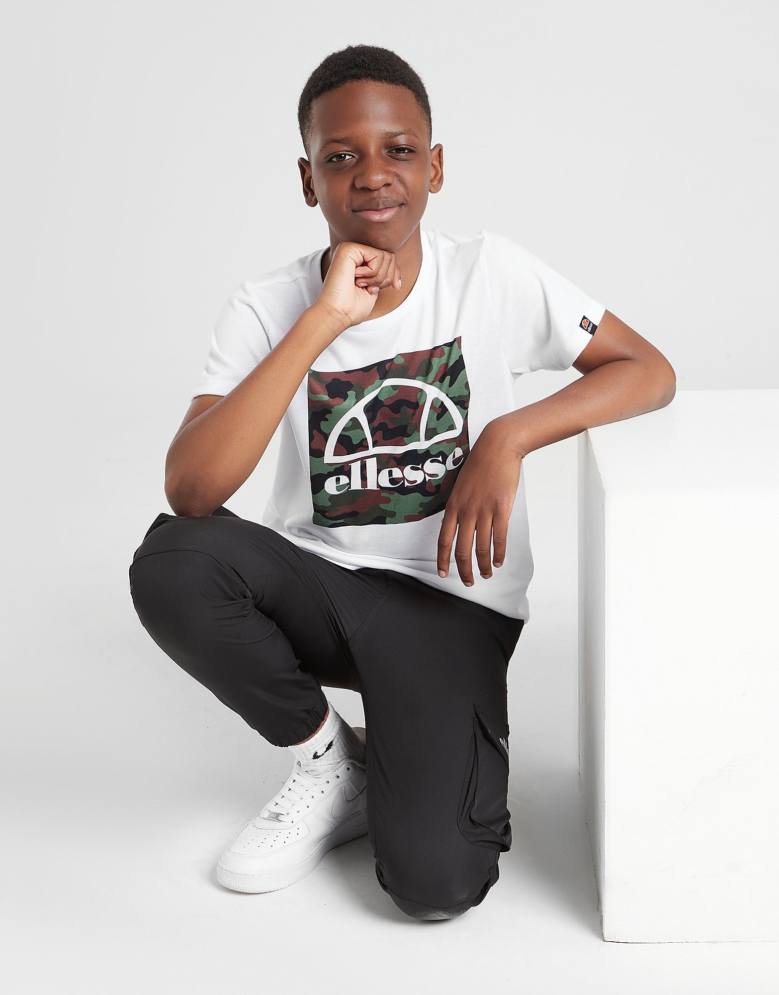 

Ellesse Camo Box T-Shirt Junior - White - Kids, White