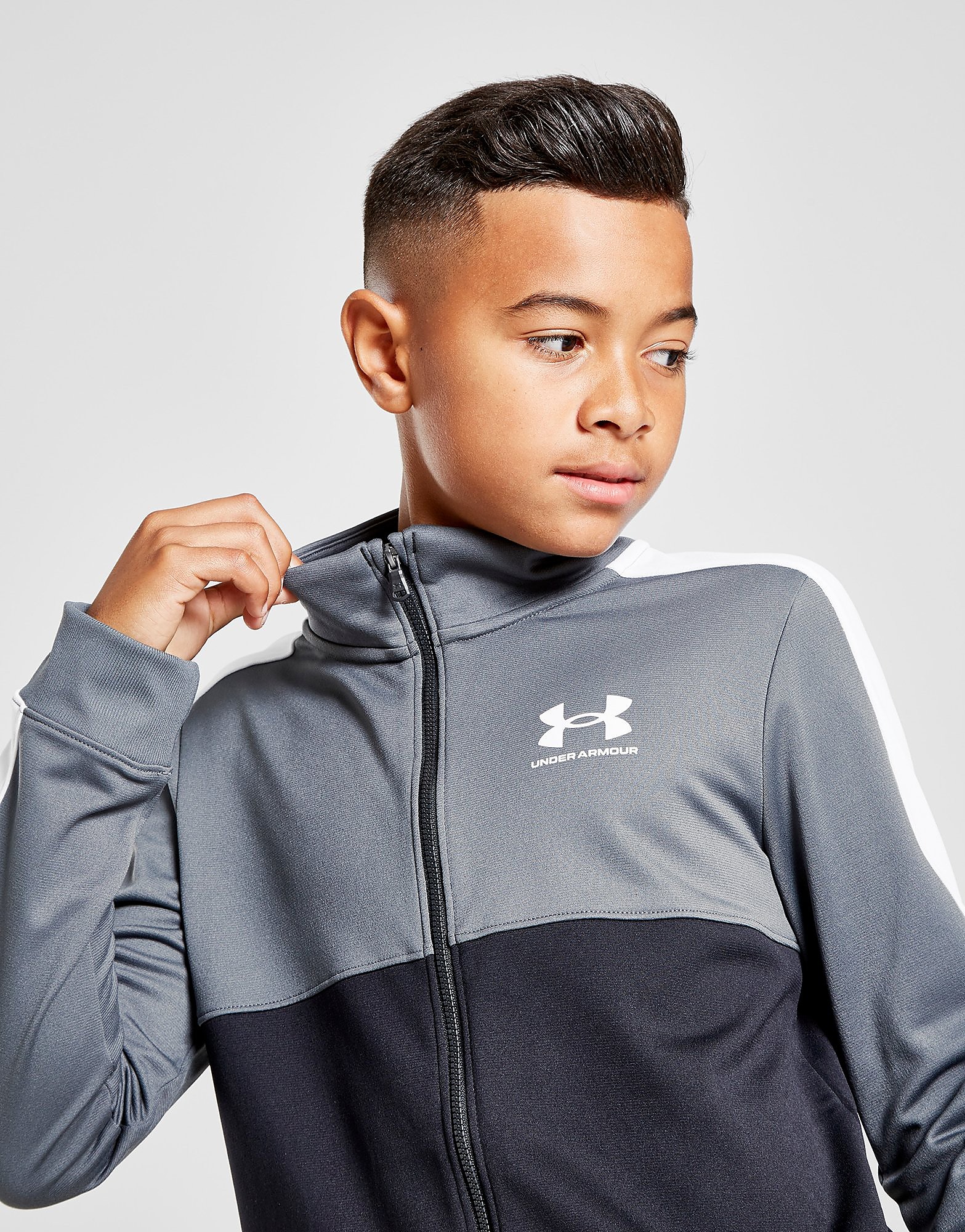 

Under Armour Colour Block Knit Tracksuit Junior - Black - Kids, Black