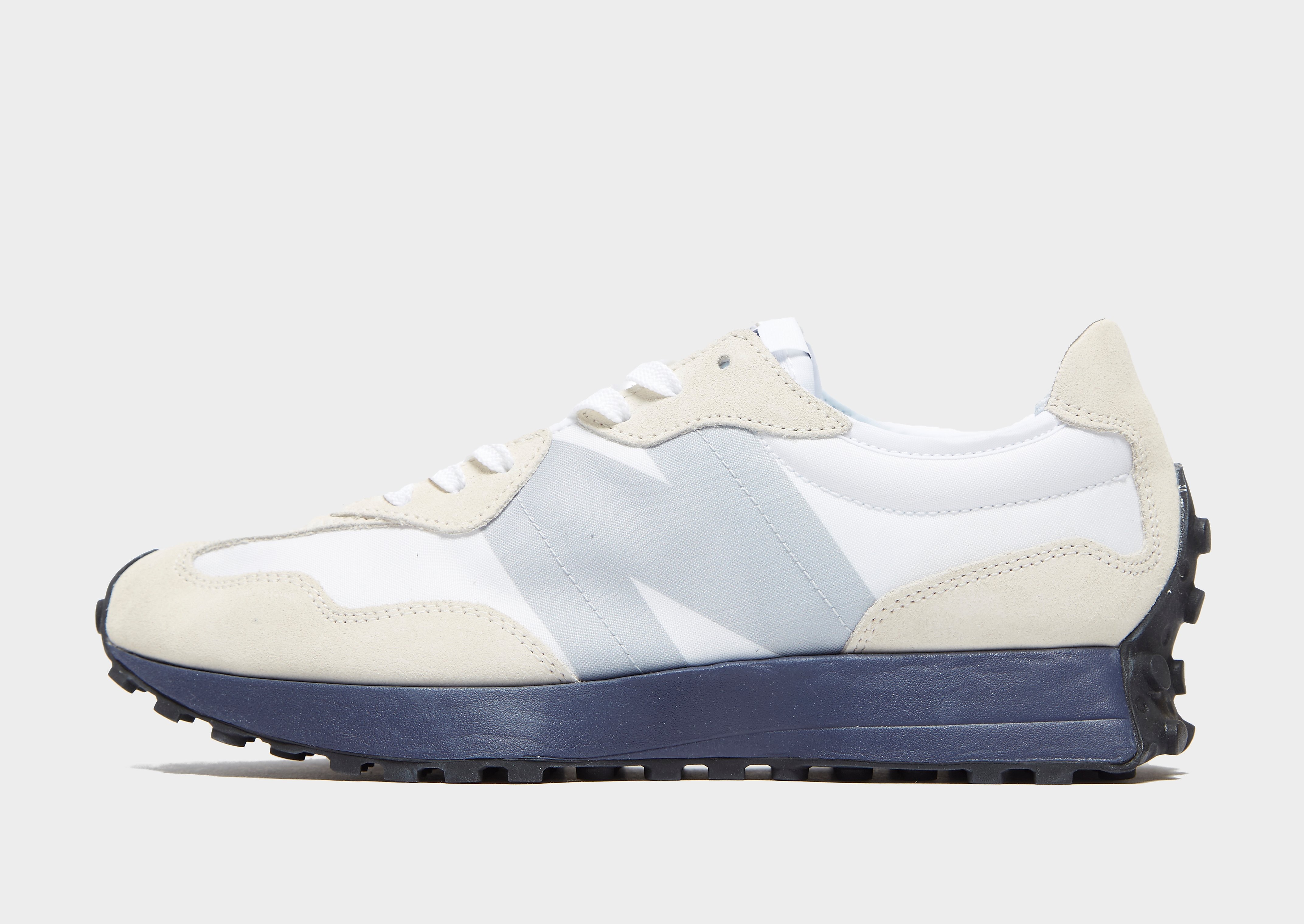 

New Balance 327 - White/Blue - Mens, White/Blue