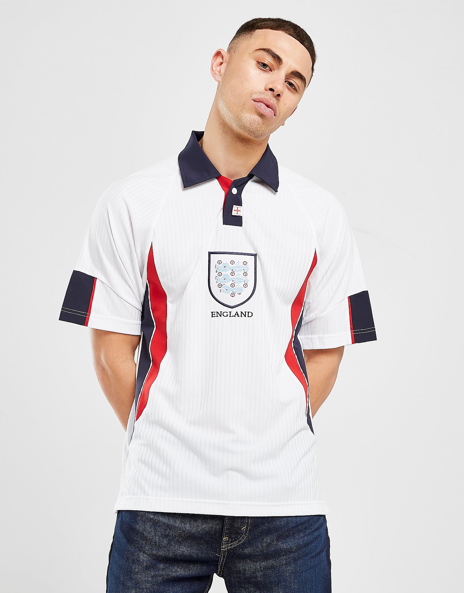 

Score Draw England '98 World Cup Home Retro Shirt Men's - White, White