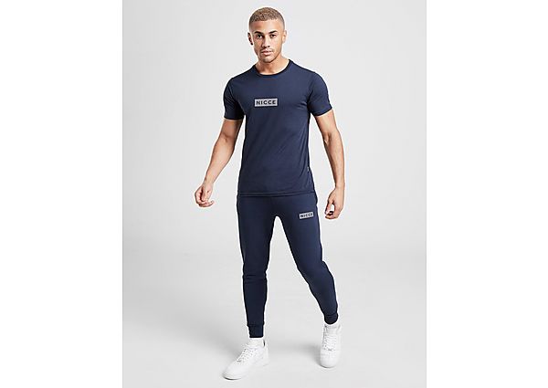 Nicce Jogging Base Réflective Logo Homme - Blue, Blue
