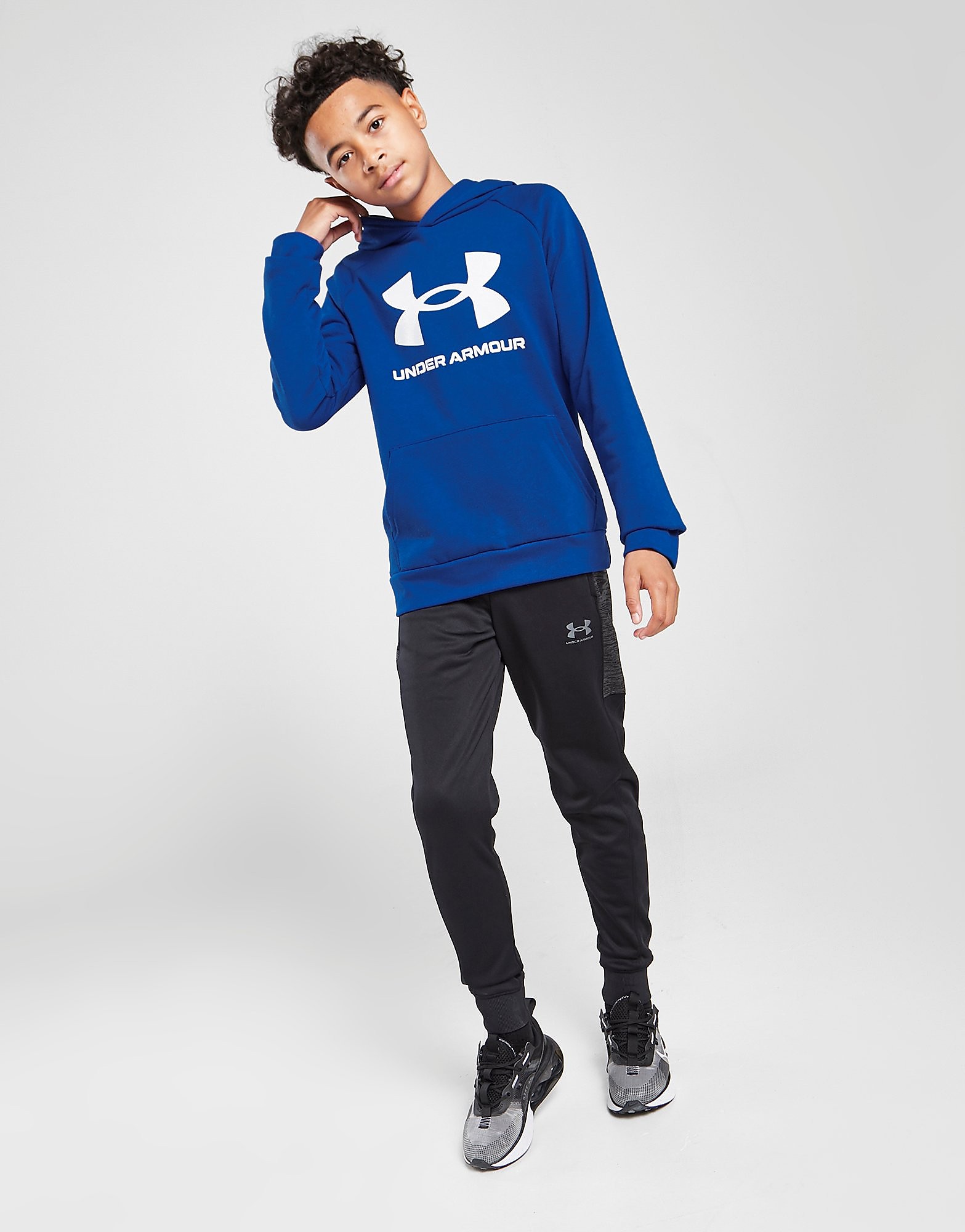 

Under Armour Rival Fleece Logo Hoodie Junior - Blue - Kids, Blue