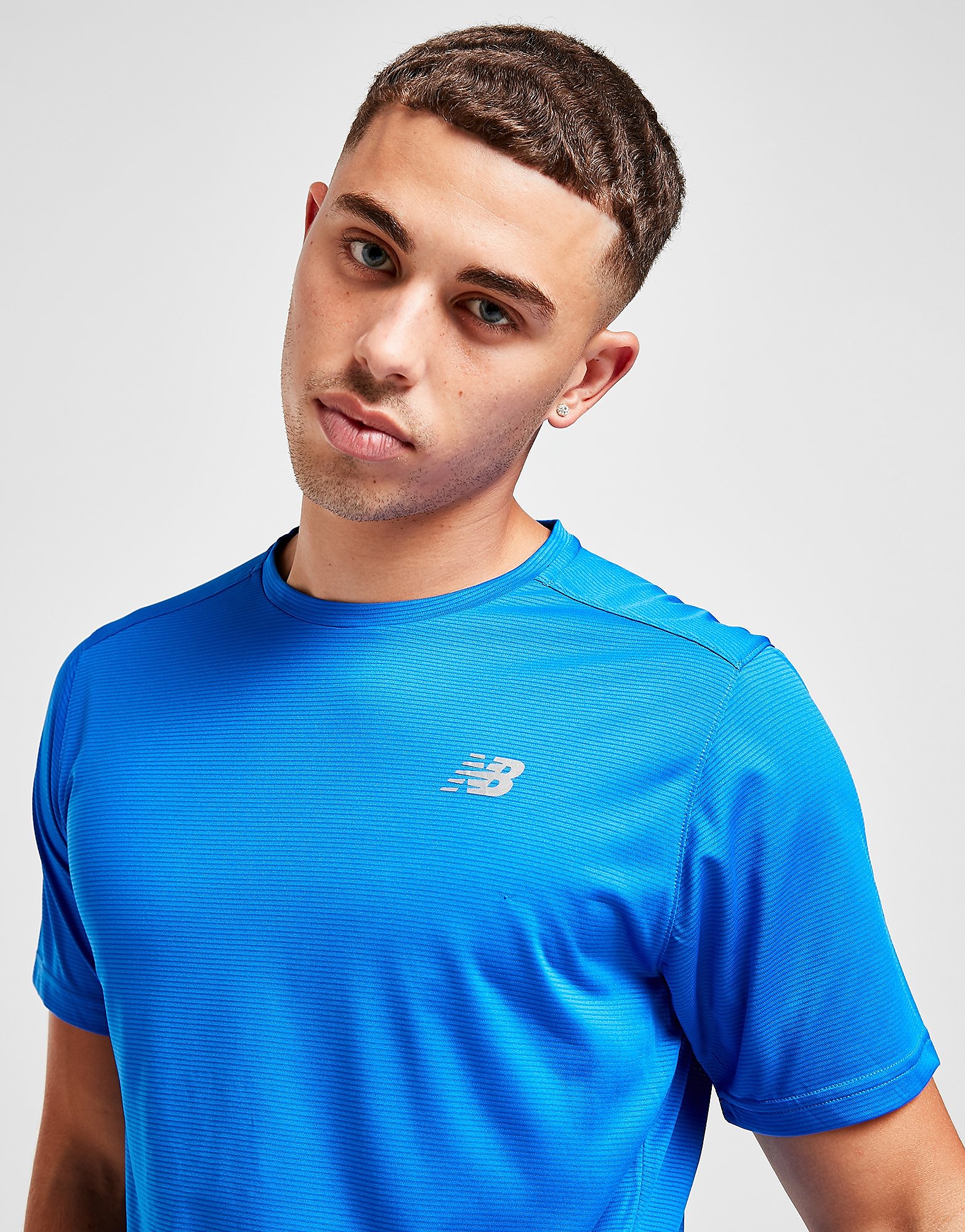 

New Balance Accelerate T-Shirt - Blue, Blue